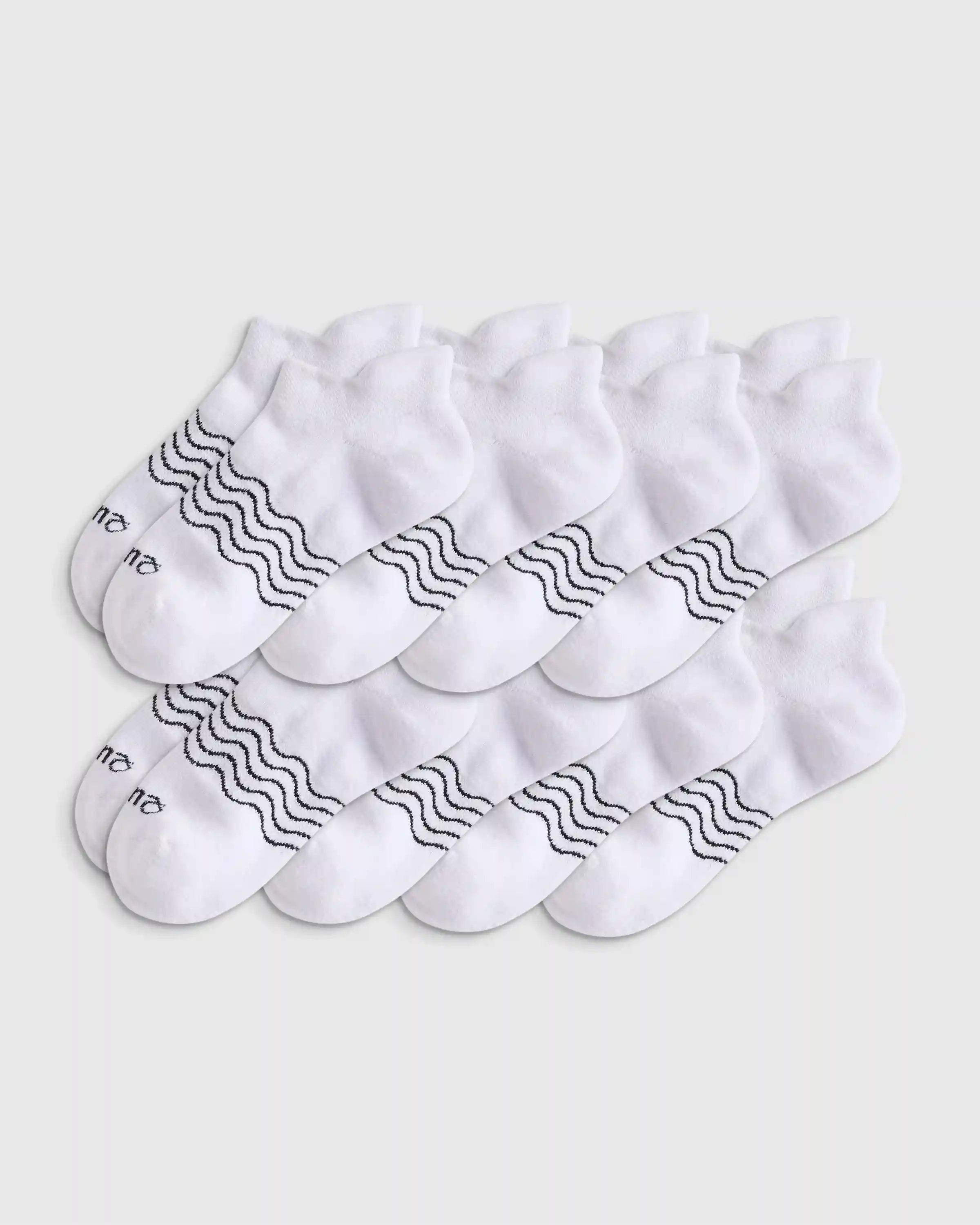 Kids Organic Cotton Ankle Socks 8-Pack