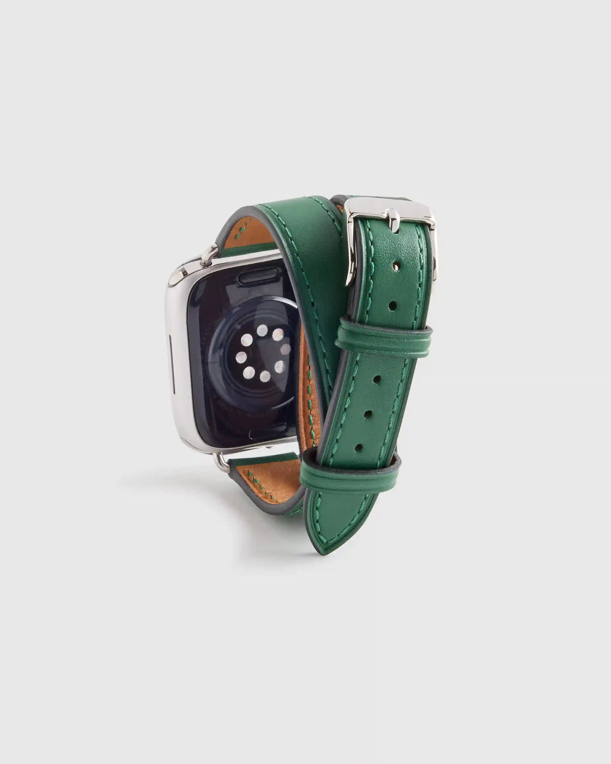Leather Double Wrap Smartwatch Band