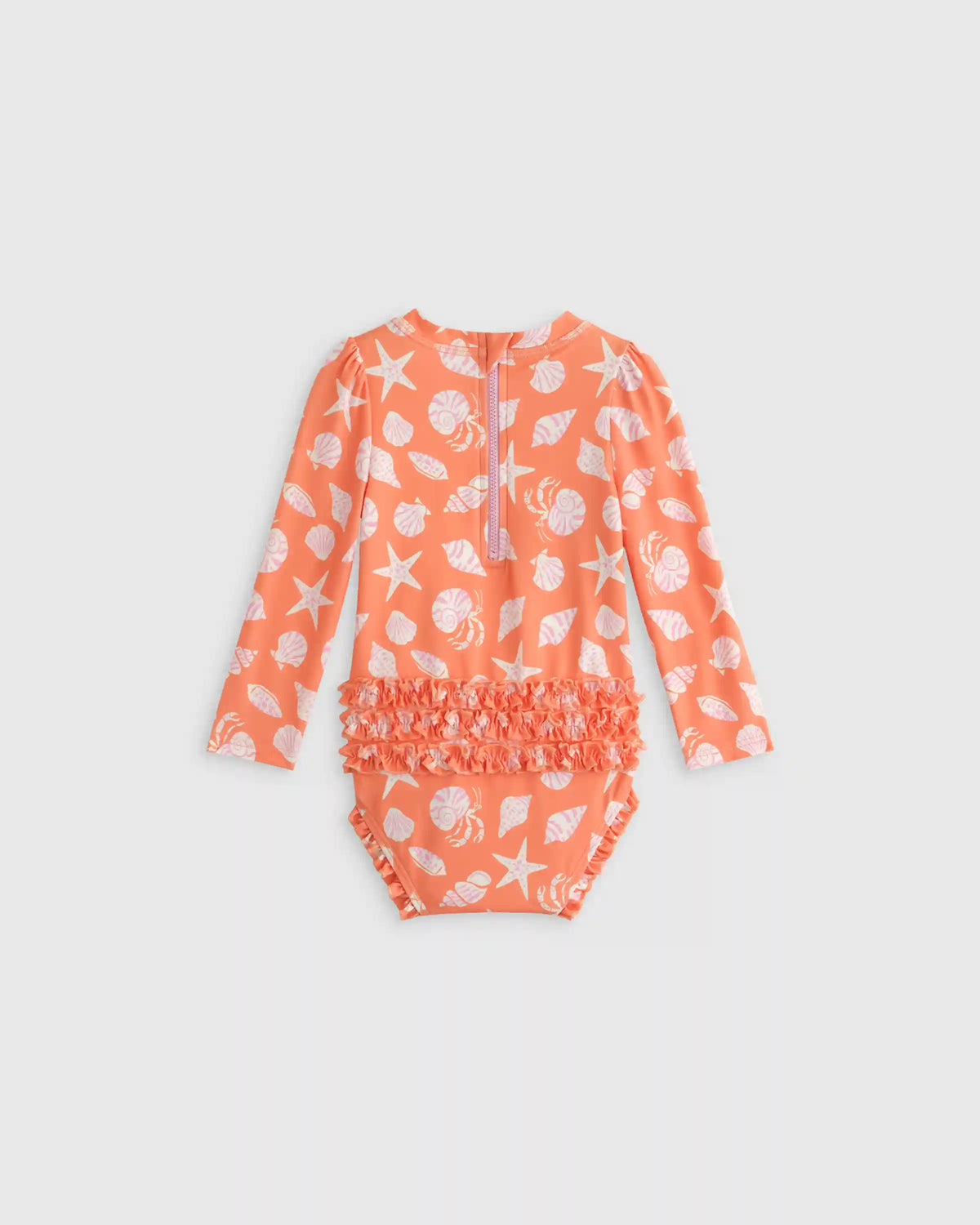 Long Sleeve Tie One-Piece Swimsuit