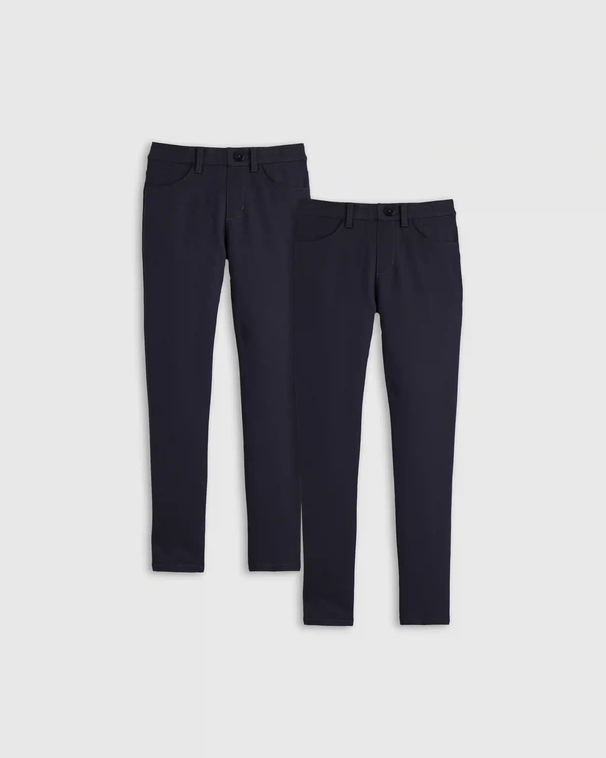 Ultra-Stretch Ponte Skinny Pants 2-Pack