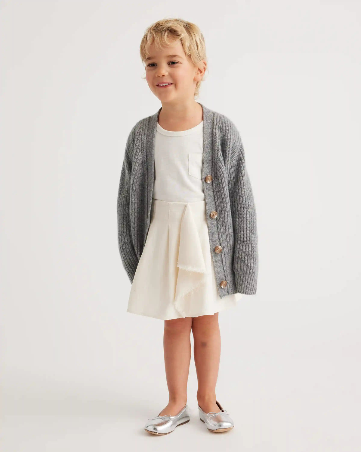 Washable Cashmere Oversized Fisherman Cardigan