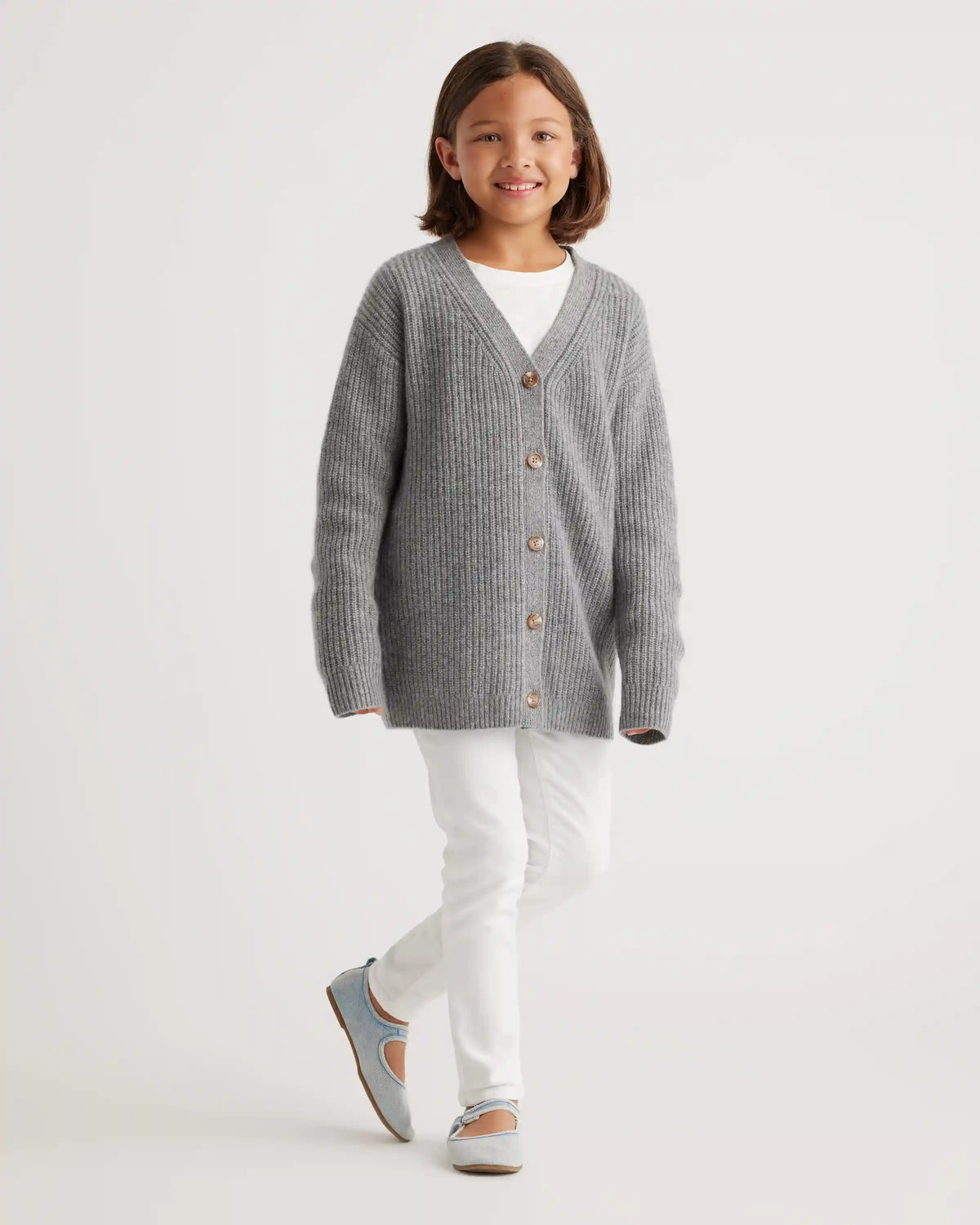 Washable Cashmere Oversized Fisherman Cardigan