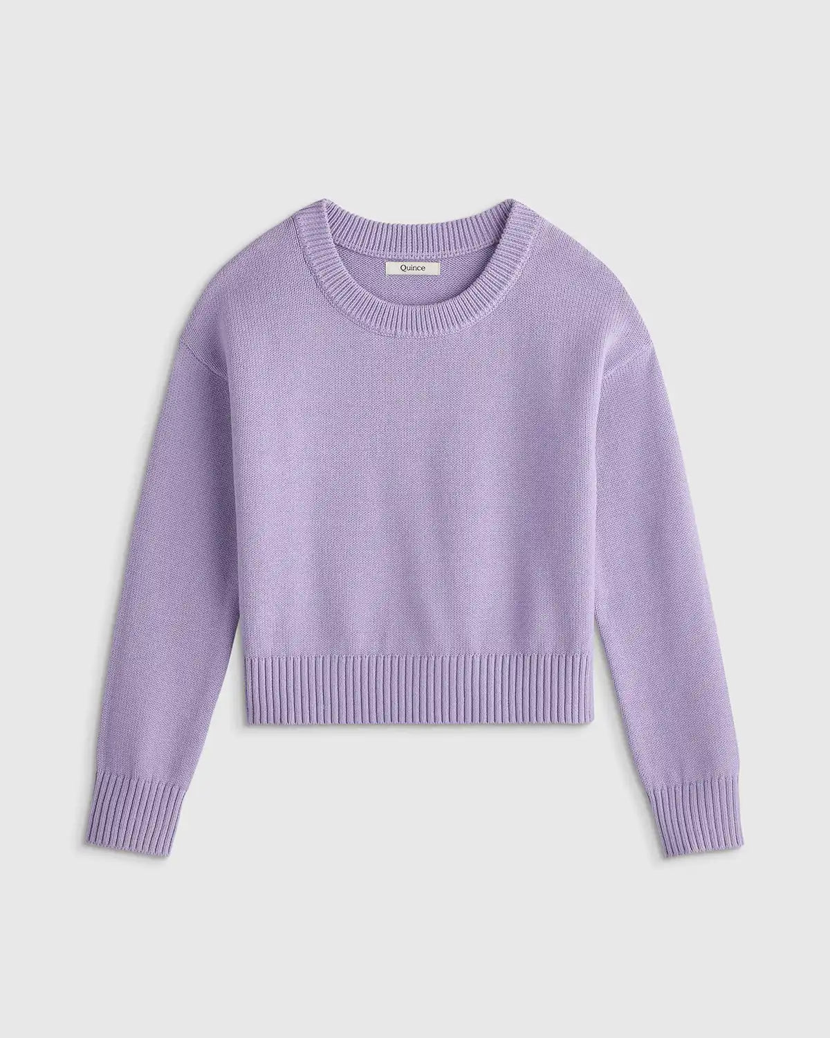 100% Organic Cotton Crewneck Sweater