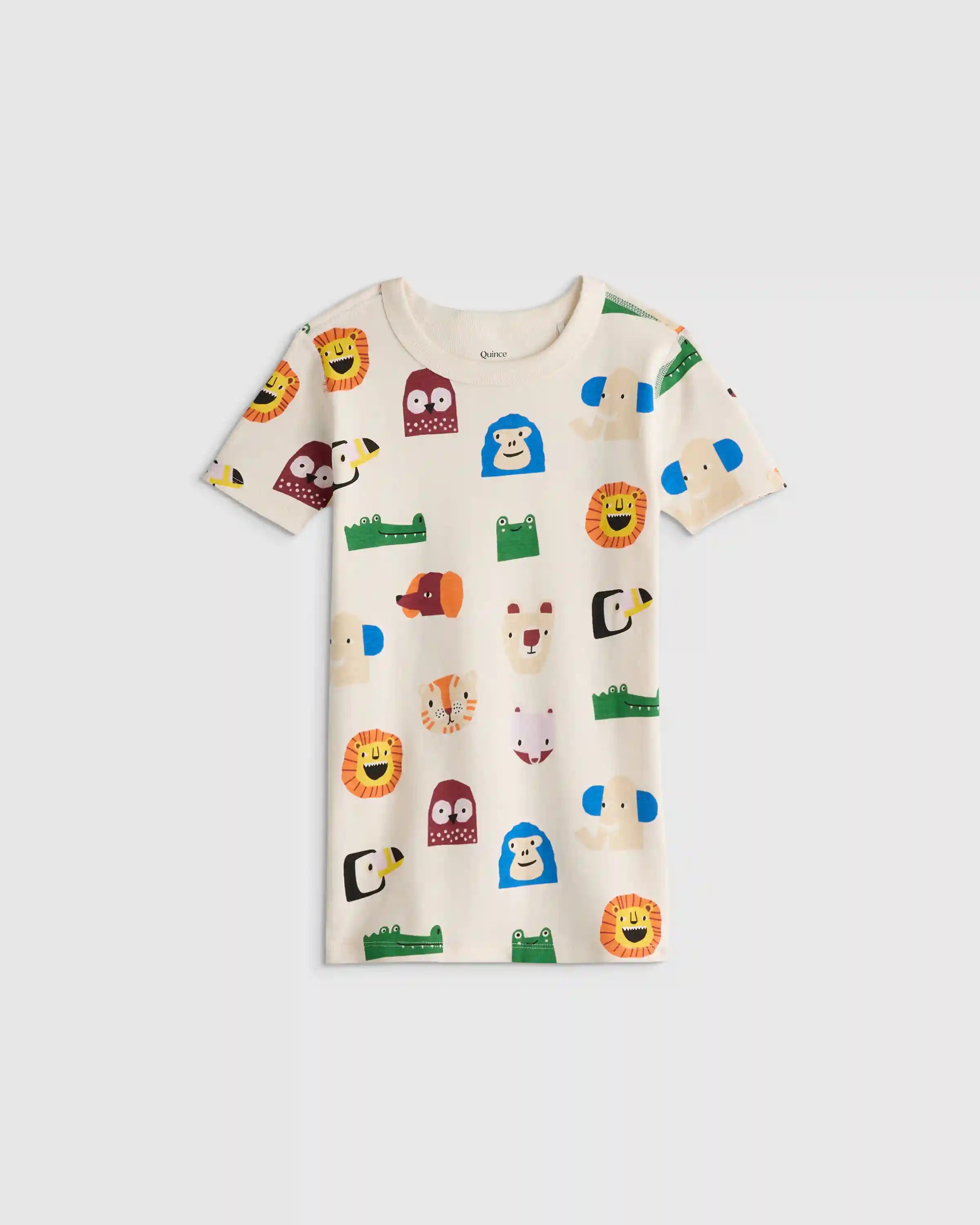 100% Organic Cotton Short Sleeve and Shorts Pajama Set