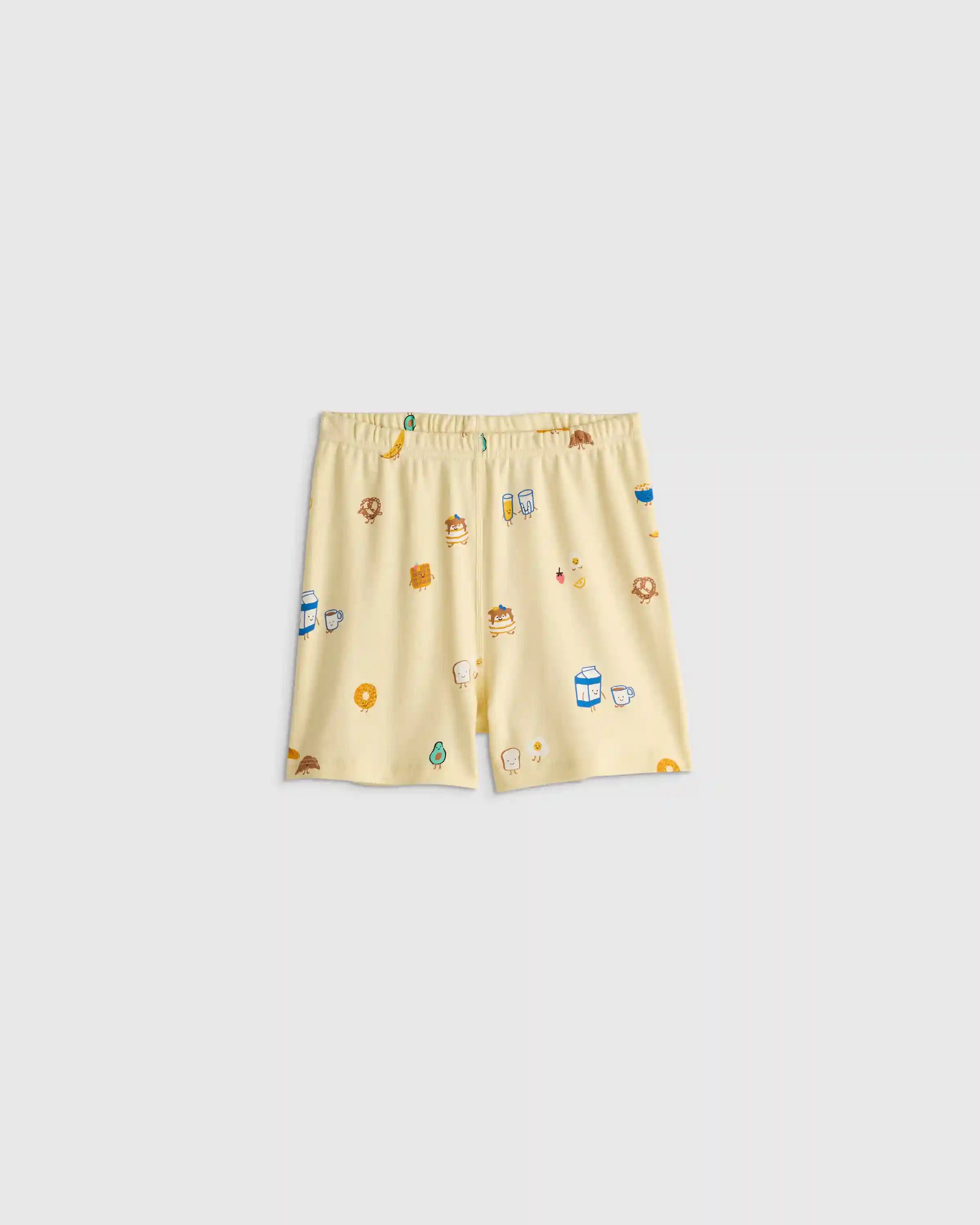 100% Organic Cotton Short Sleeve and Shorts Pajama Set
