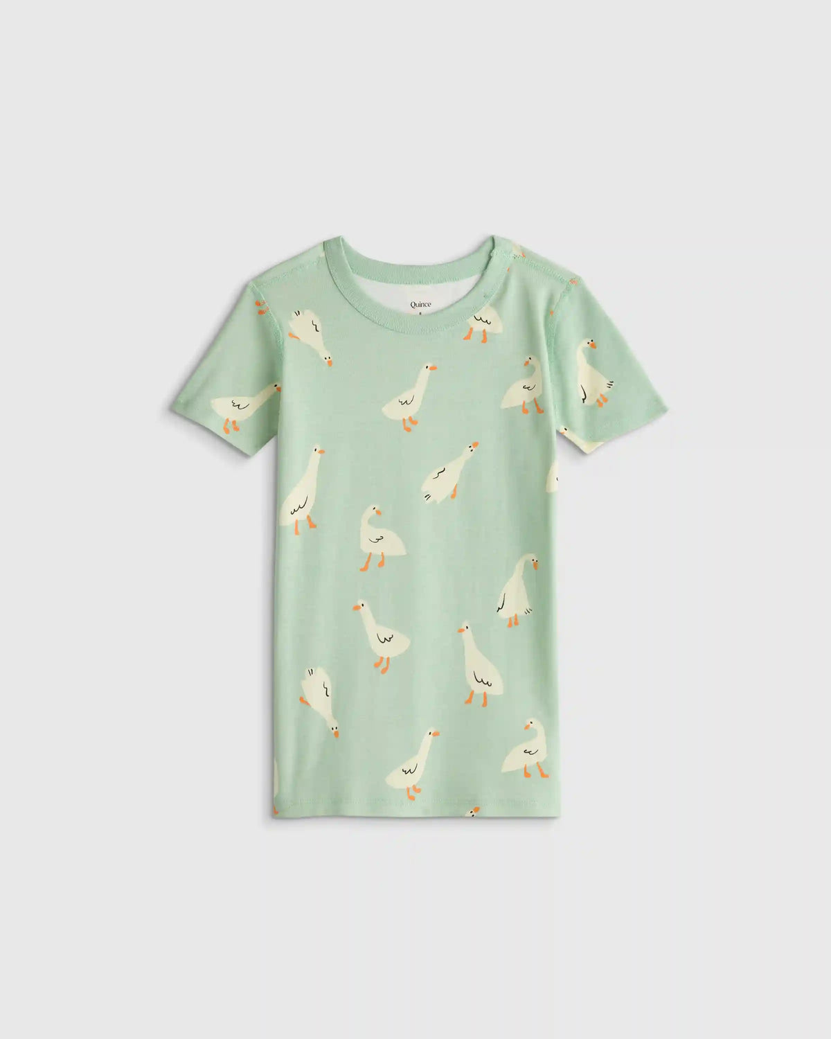 100% Organic Cotton Short Sleeve and Shorts Pajama Set