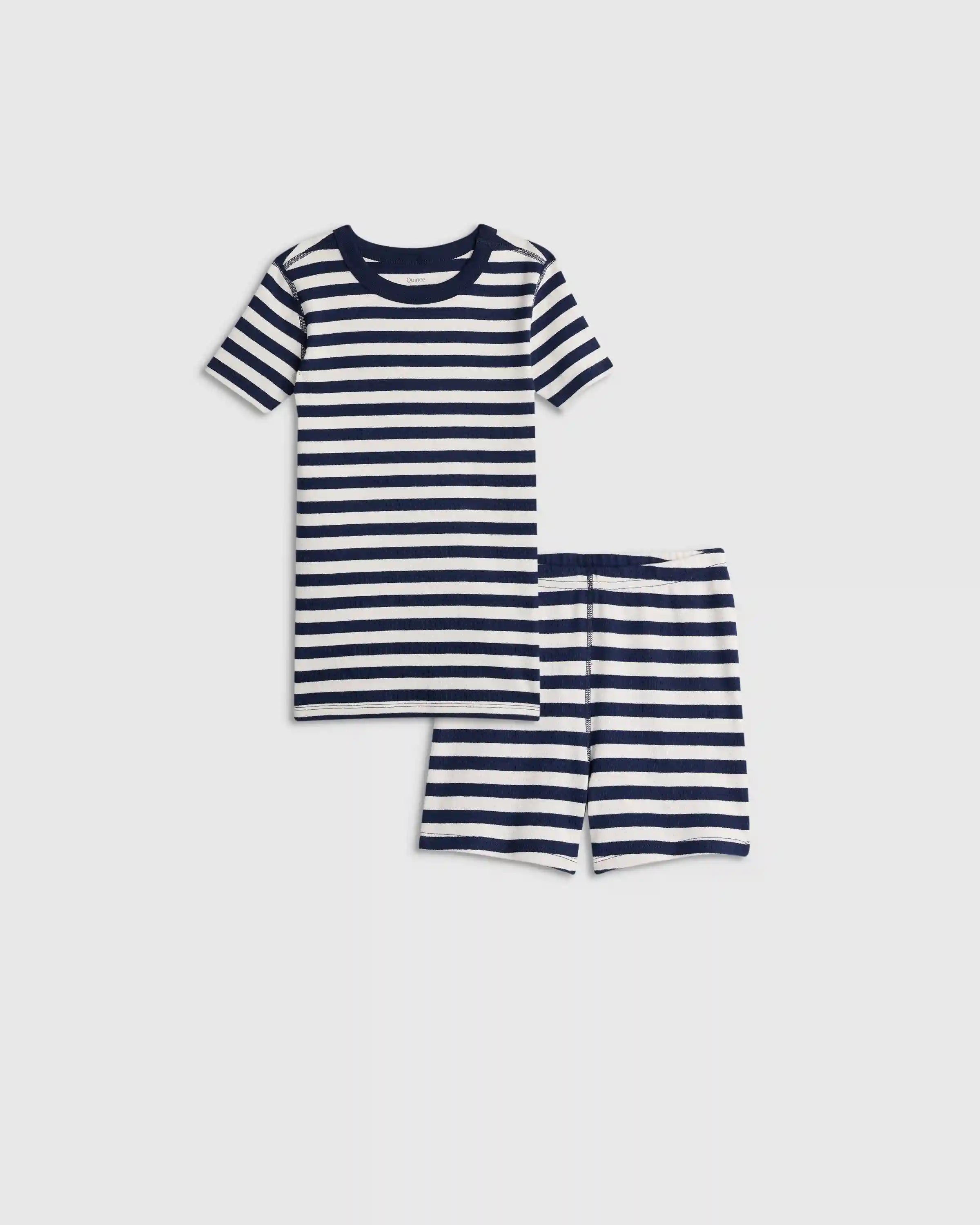 100% Organic Cotton Short Sleeve and Shorts Pajama Set