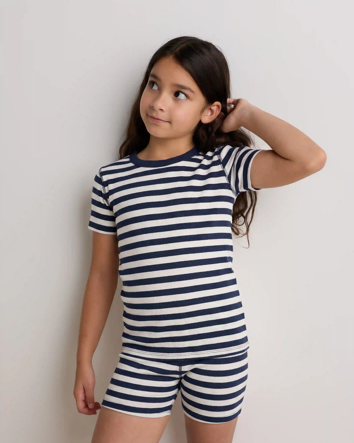 100% Organic Cotton Short Sleeve and Shorts Pajama Set