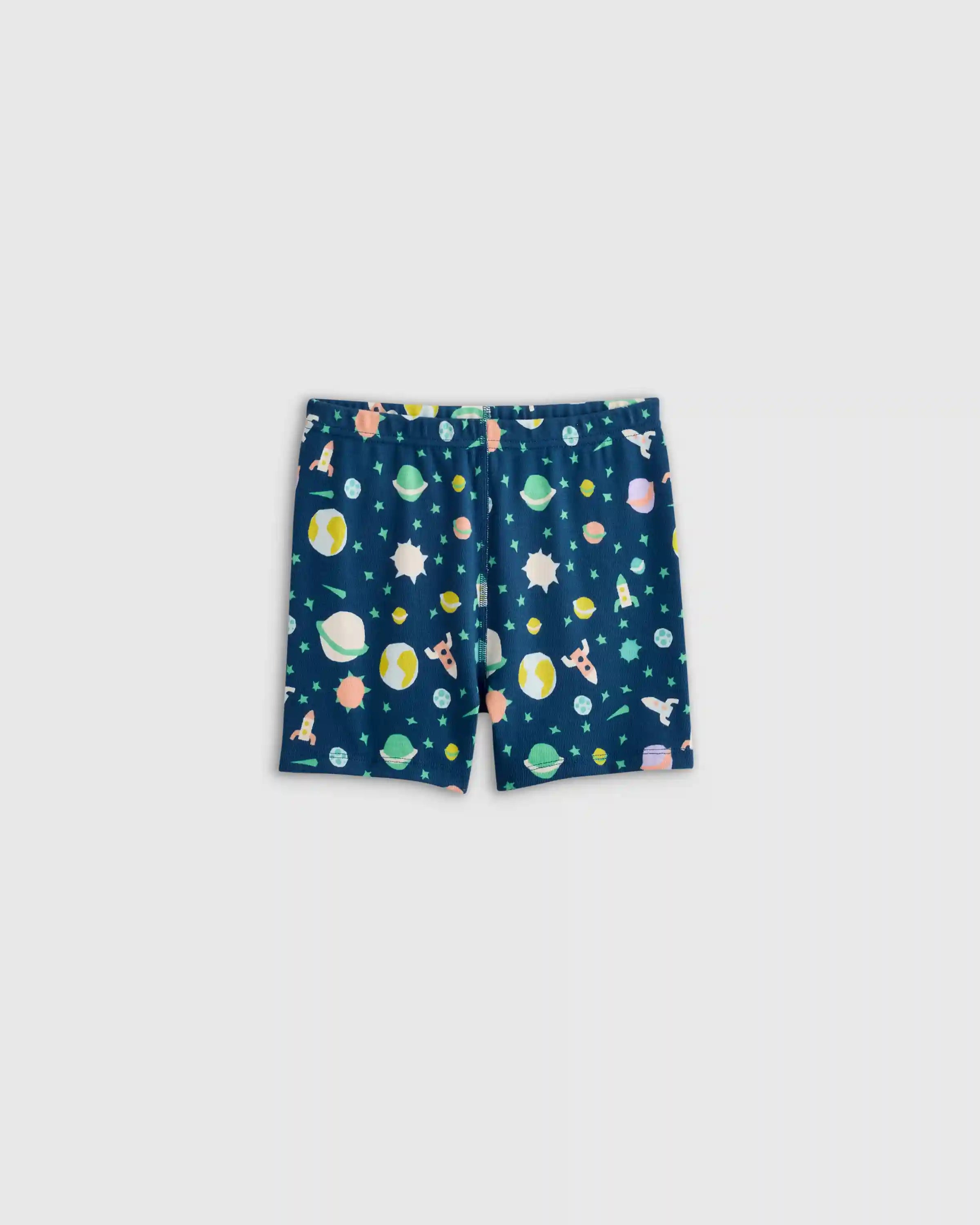 100% Organic Cotton Short Sleeve and Shorts Pajama Set