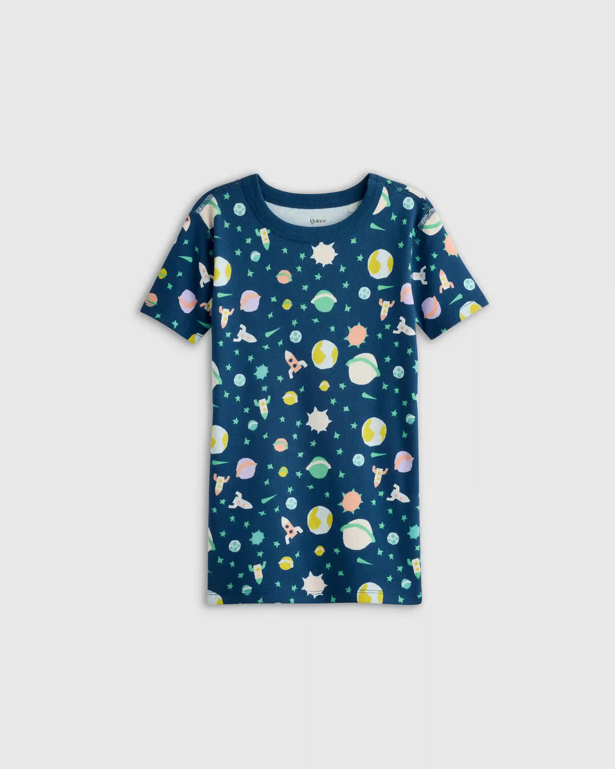 100% Organic Cotton Short Sleeve and Shorts Pajama Set
