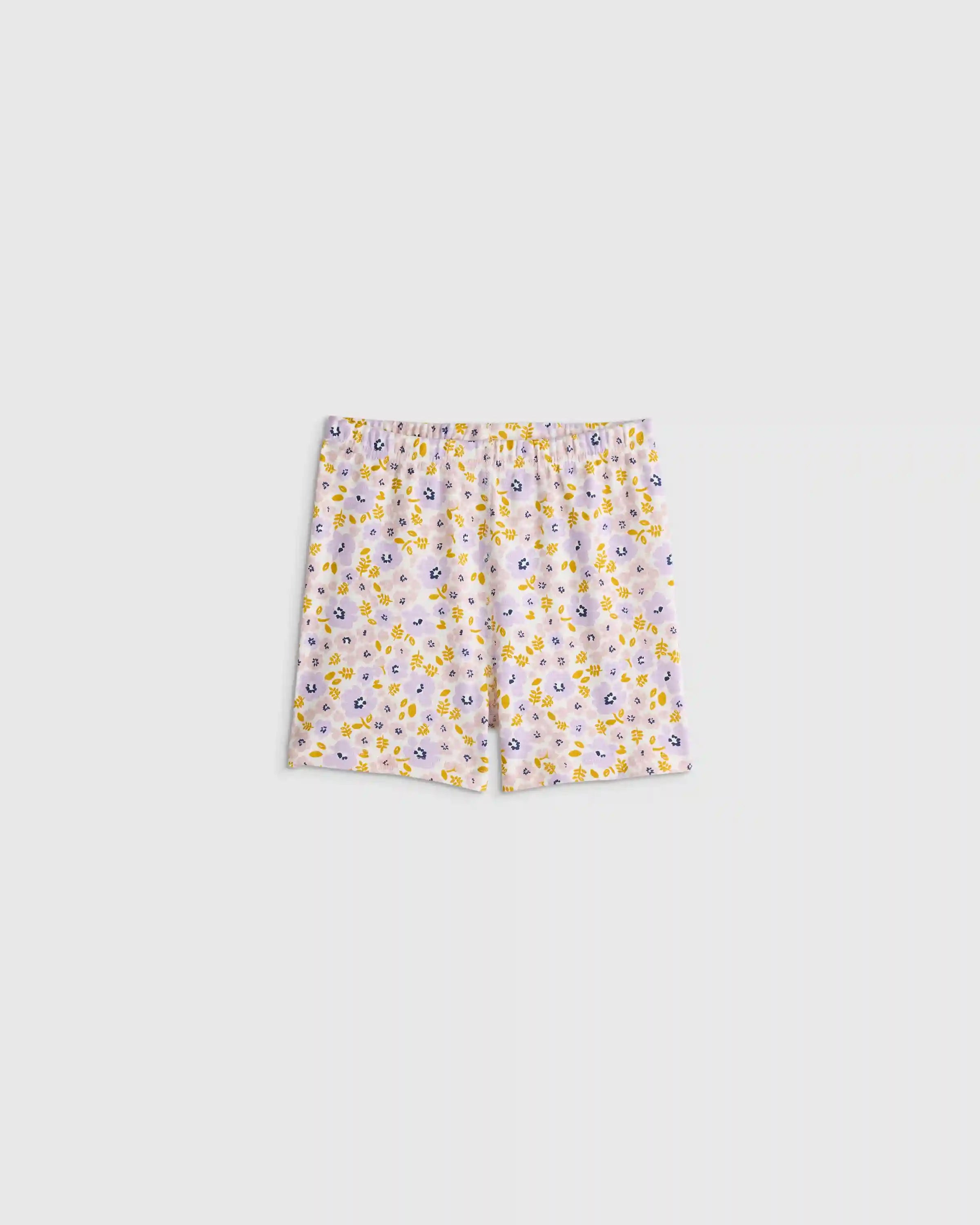 100% Organic Cotton Short Sleeve and Shorts Pajama Set
