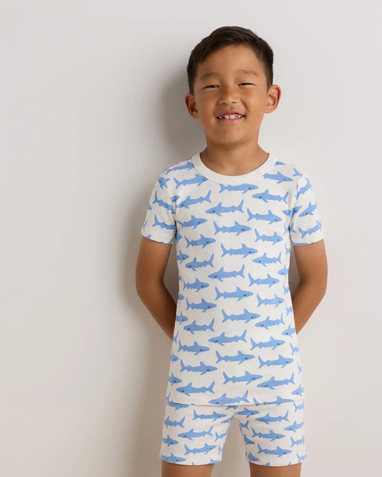 100% Organic Cotton Short Sleeve and Shorts Pajama Set