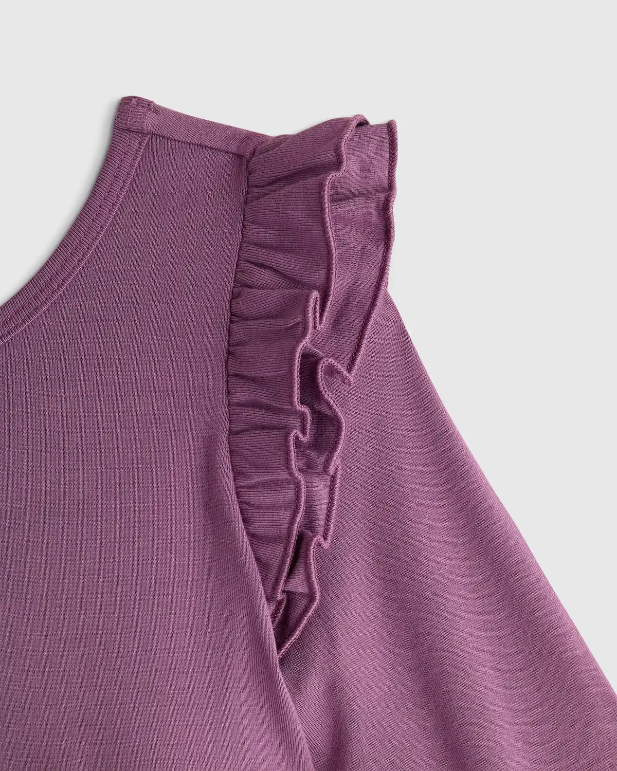 Bamboo Long Sleeve Flutter Twirl Dress