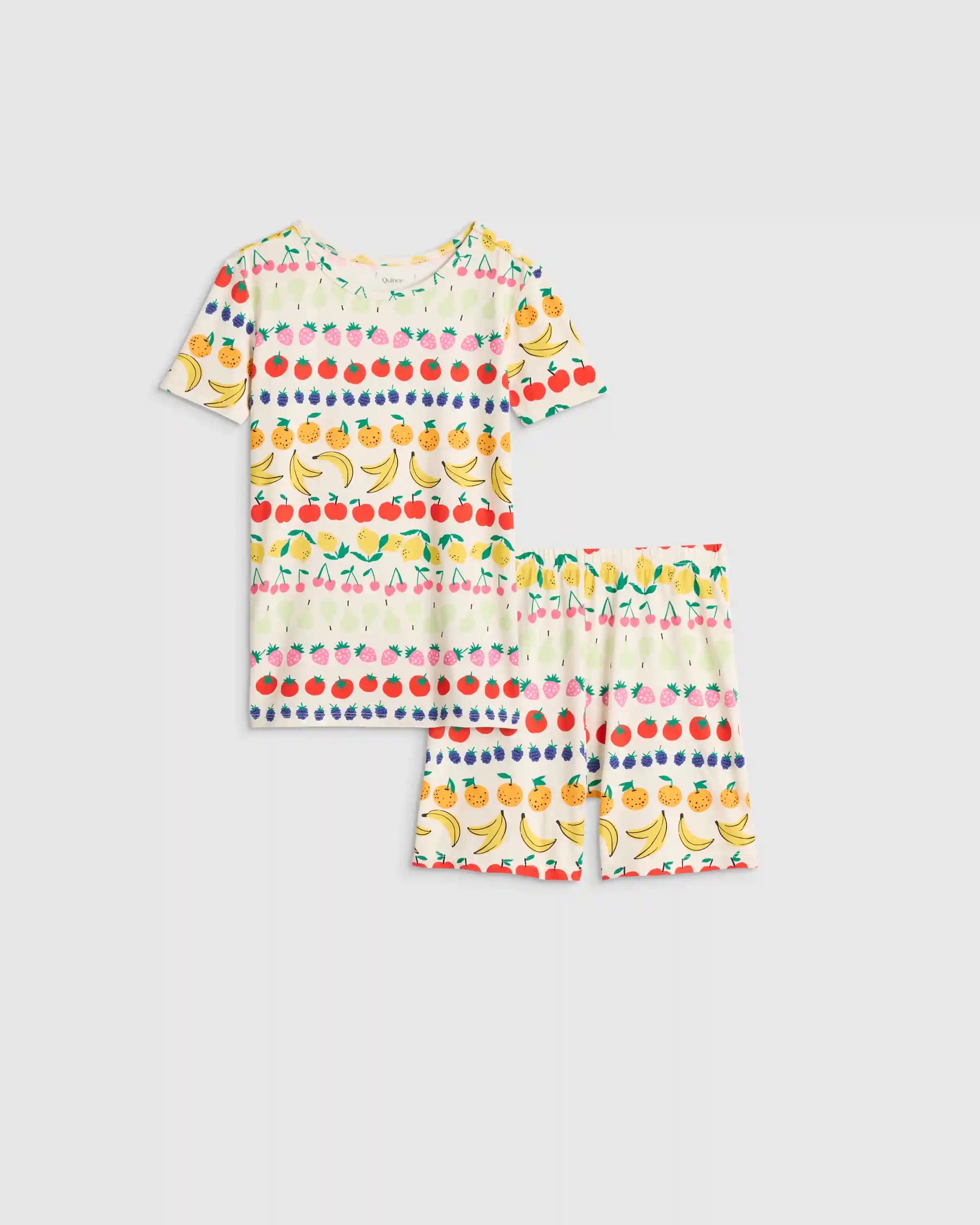Bamboo Short Sleeve and Shorts Pajama Set