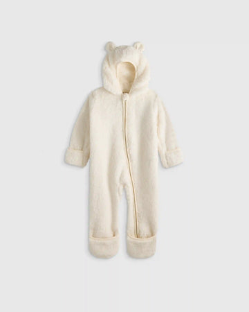 Recycled Sherpa Fleece Baby Bear Bunting