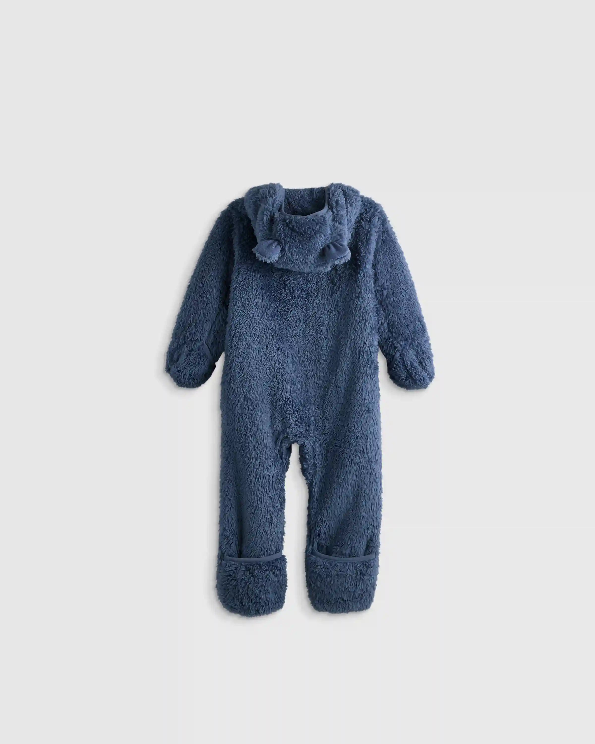 Recycled Sherpa Fleece Baby Bear Bunting