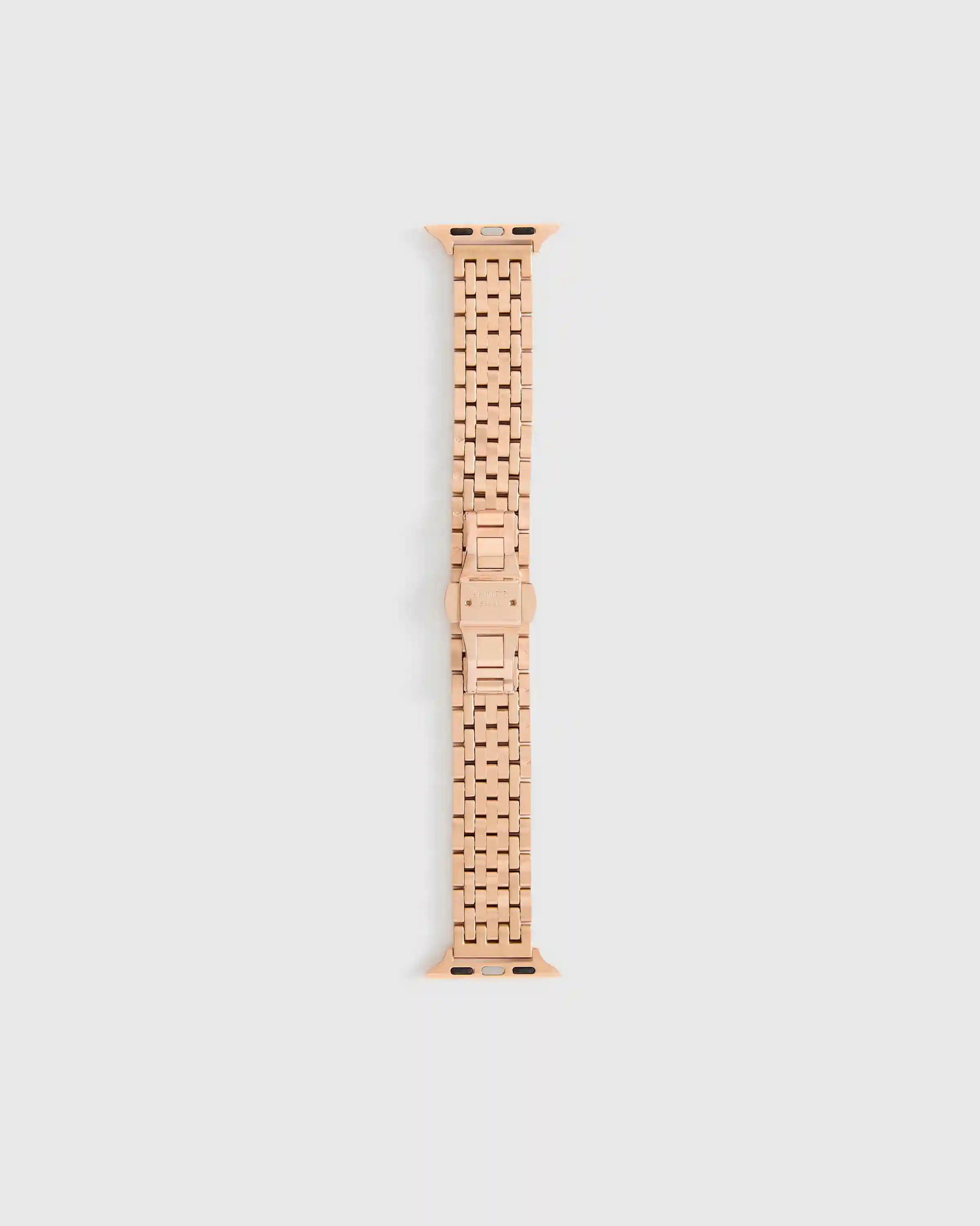 Stainless Steel & Pave Bracelet Smartwatch Band