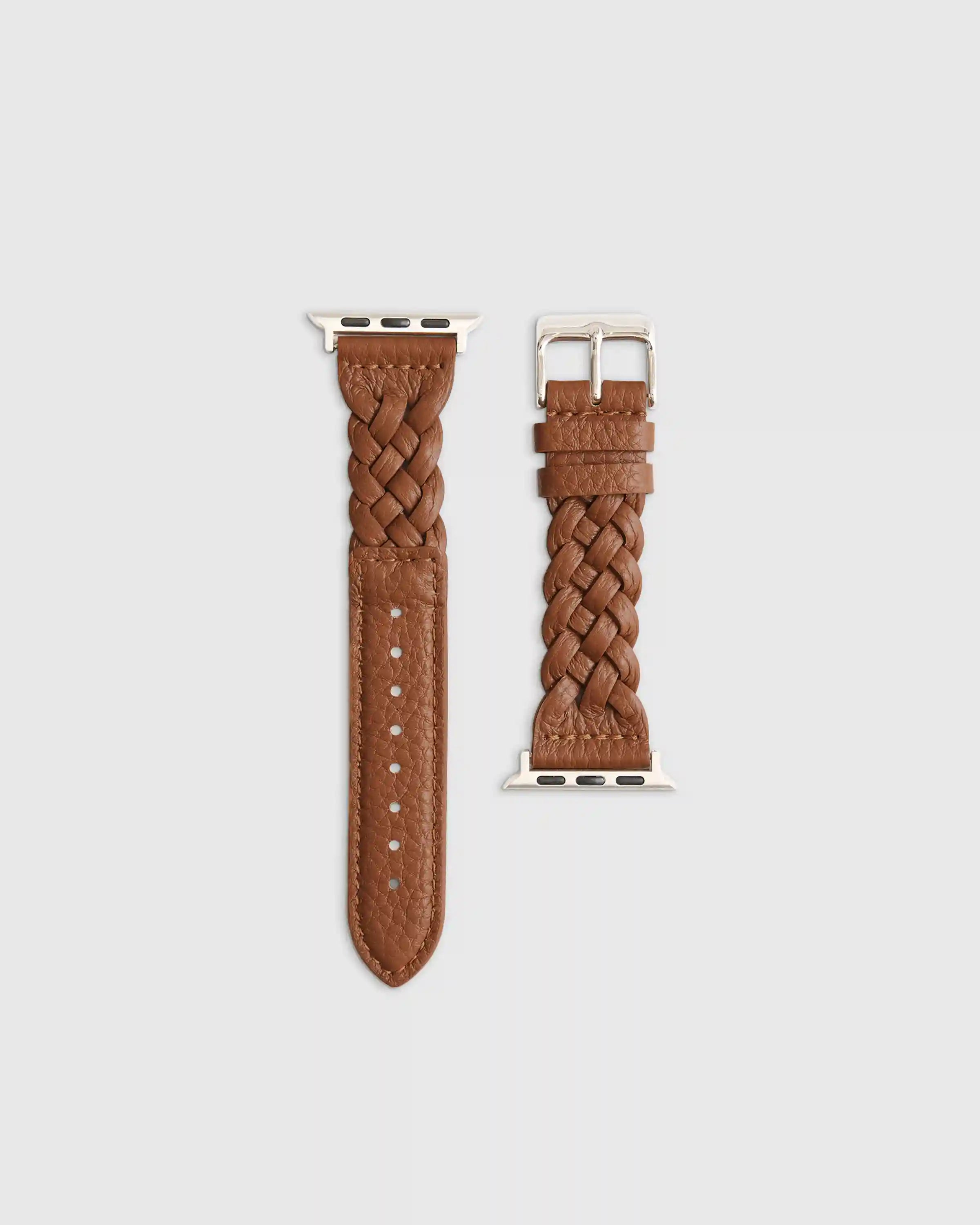 Braided Leather Smartwatch Band