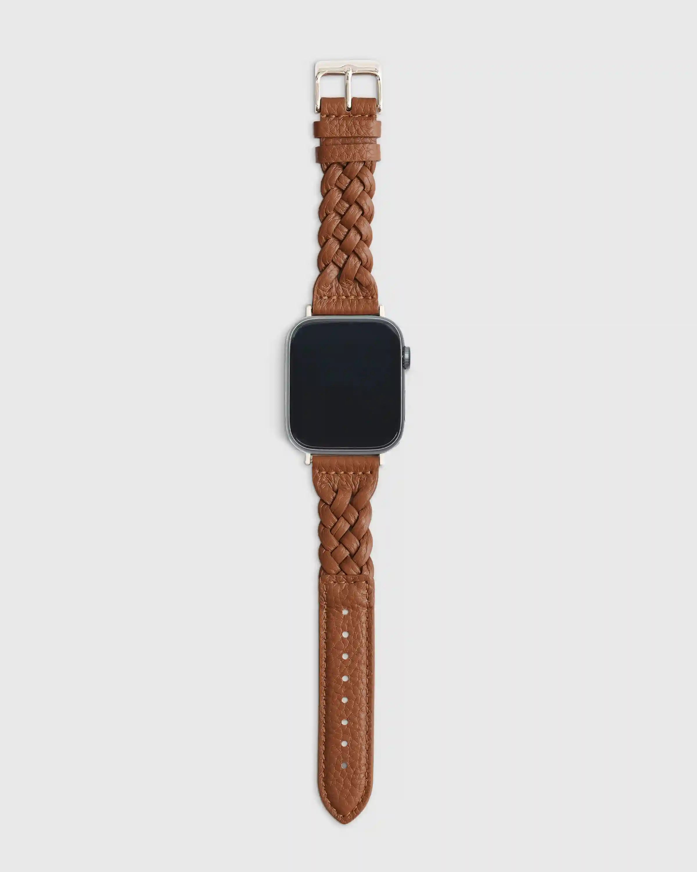 Braided Leather Smartwatch Band