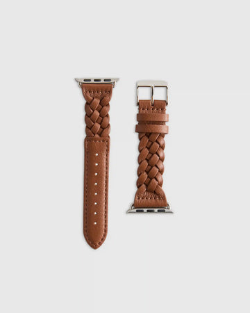 Braided Leather Smartwatch Band