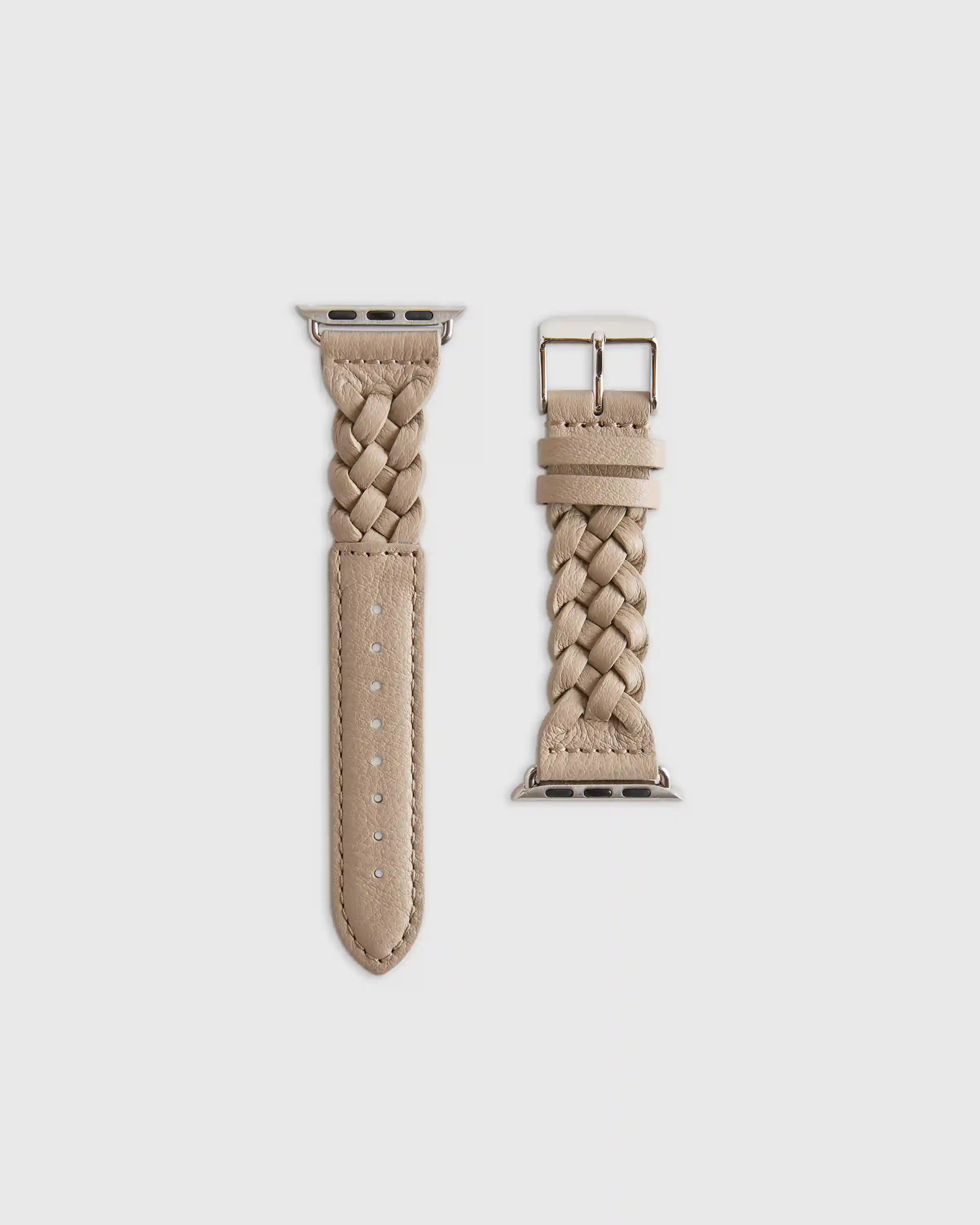 Braided Leather Smartwatch Band