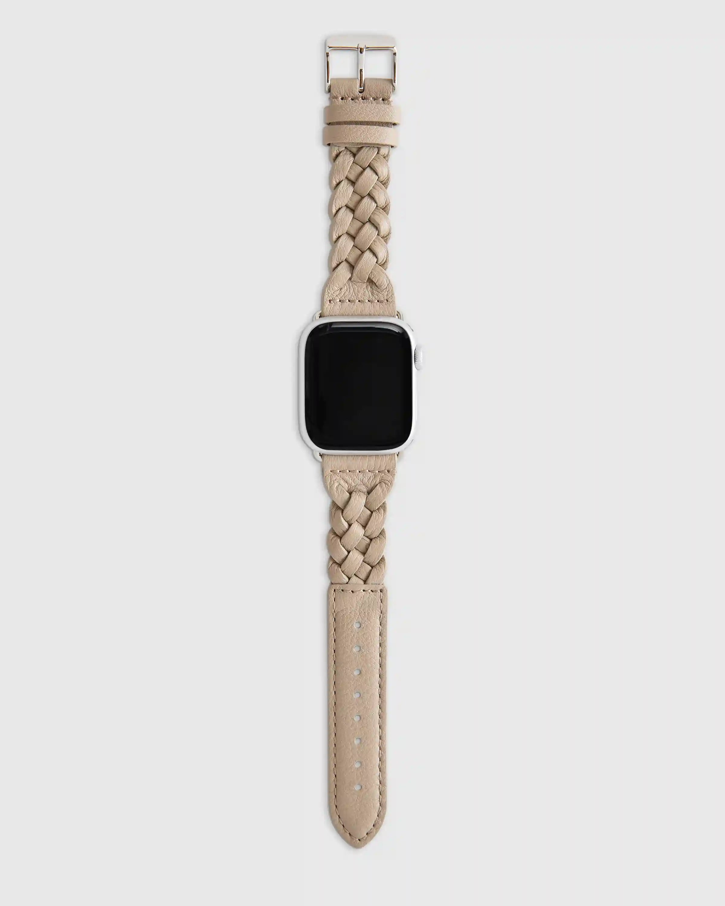 Braided Leather Smartwatch Band