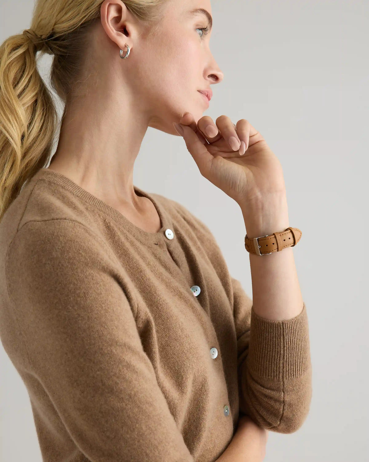 Braided Leather Smartwatch Band