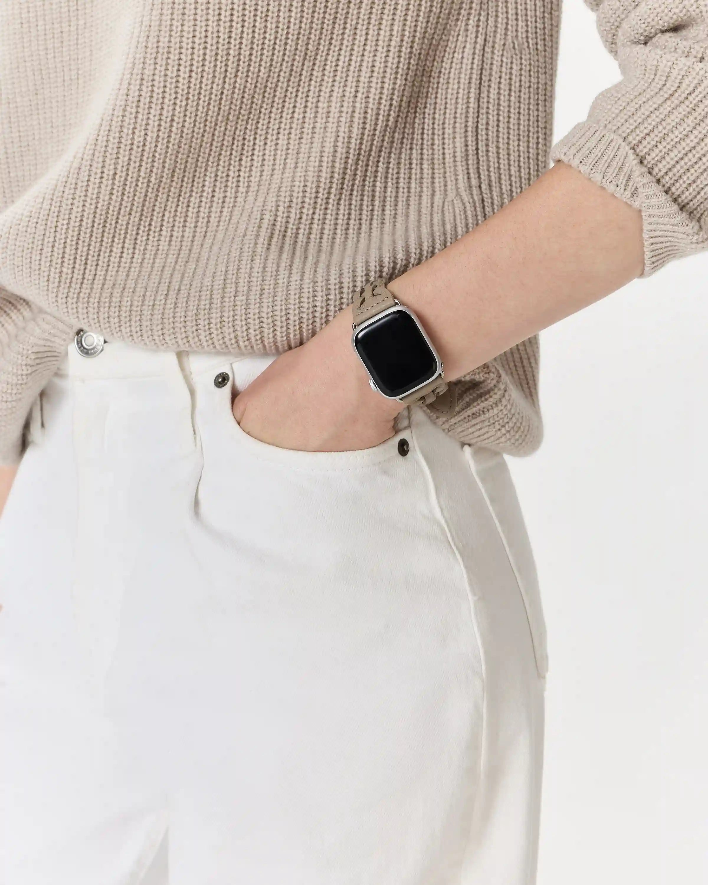 Braided Leather Smartwatch Band