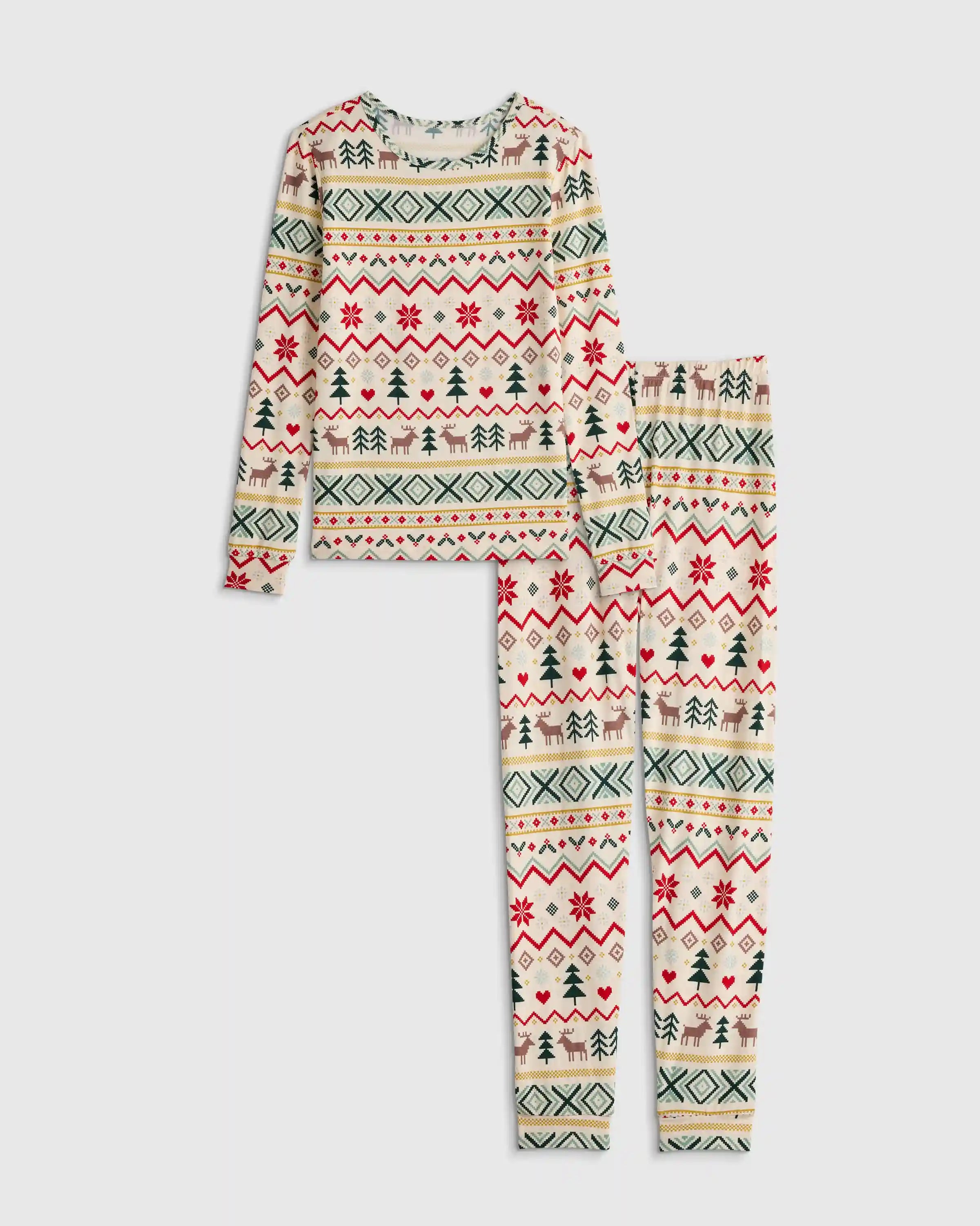 Bamboo Long Sleeve and Pant Pajama Set