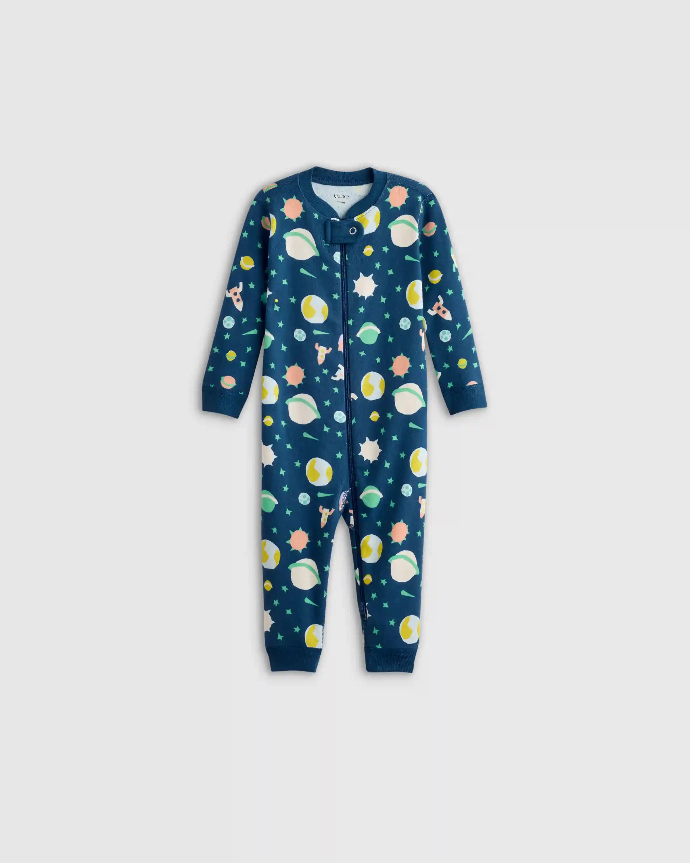 100% Organic Cotton One Piece Pajama