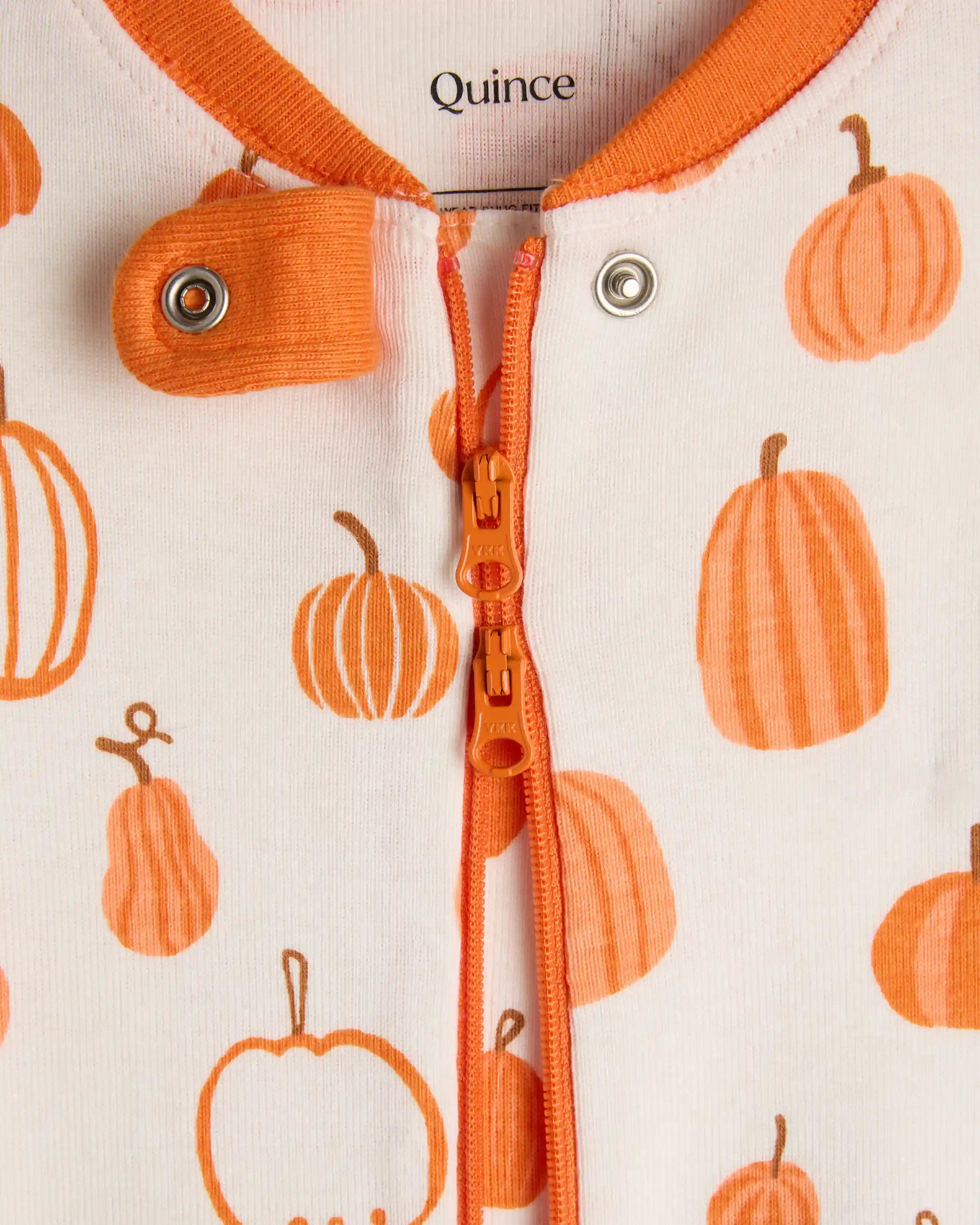 100% Organic Cotton One Piece Pajama