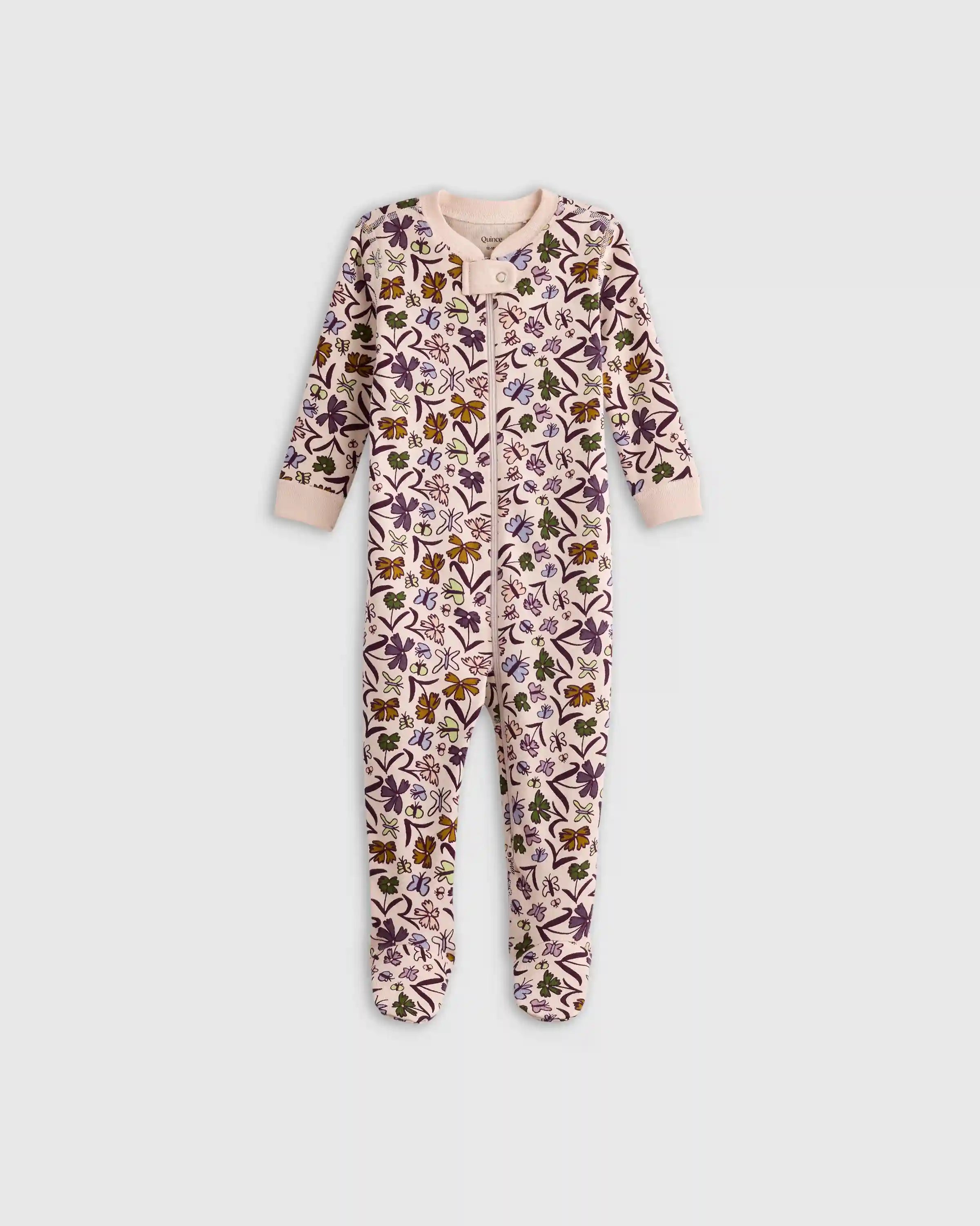 100% Organic Cotton Footie Pajama