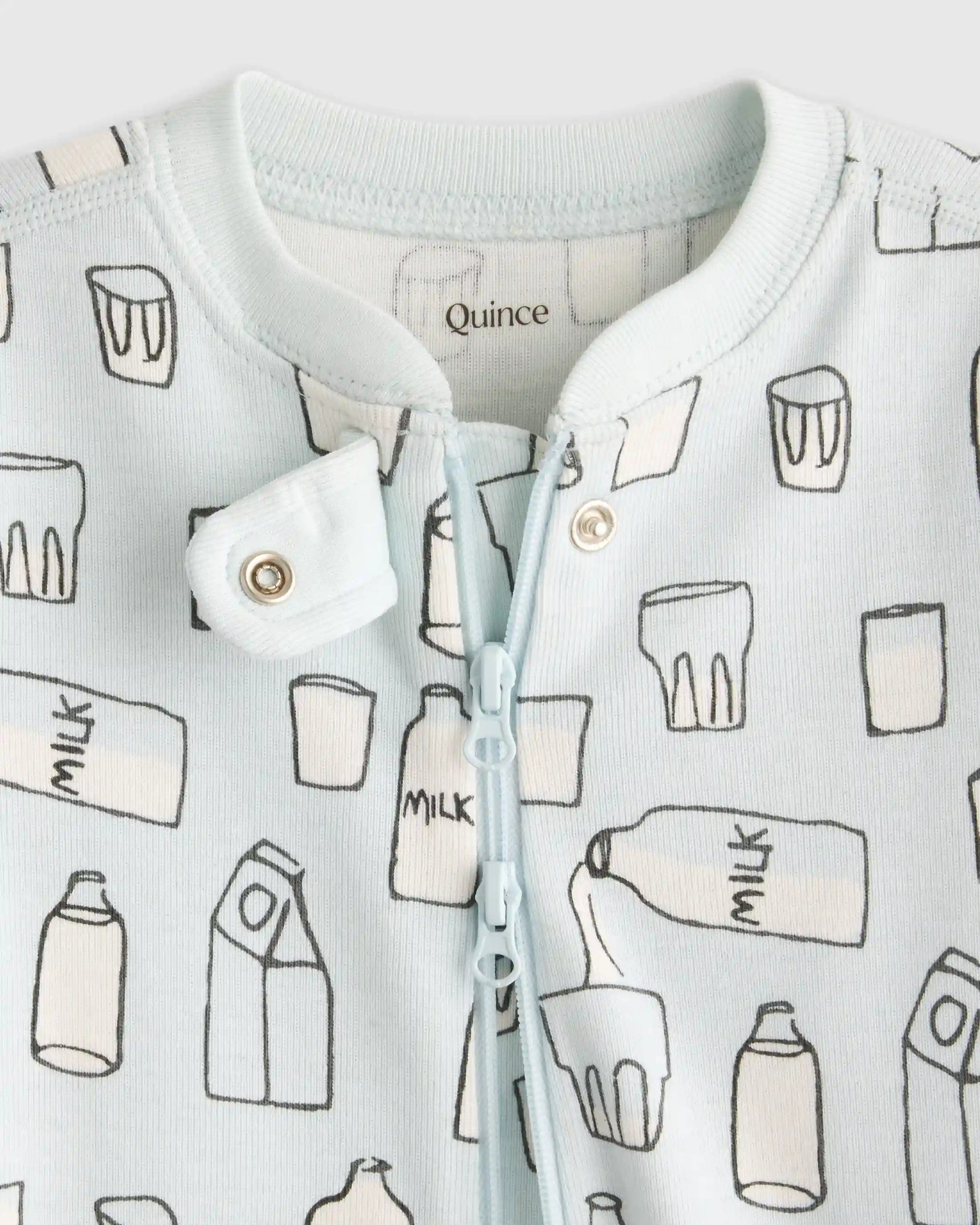 100% Organic Cotton One Piece Pajama