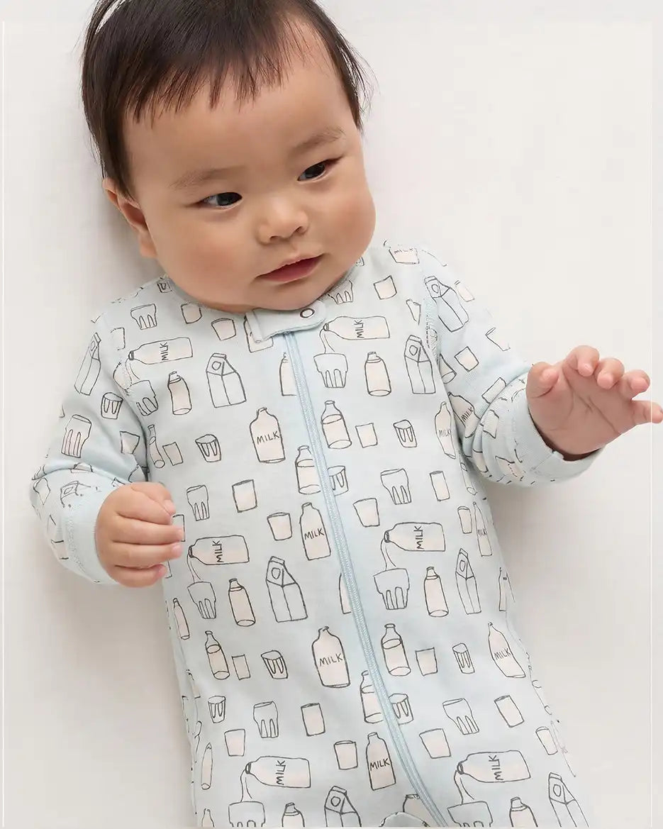 100% Organic Cotton Footie Pajama