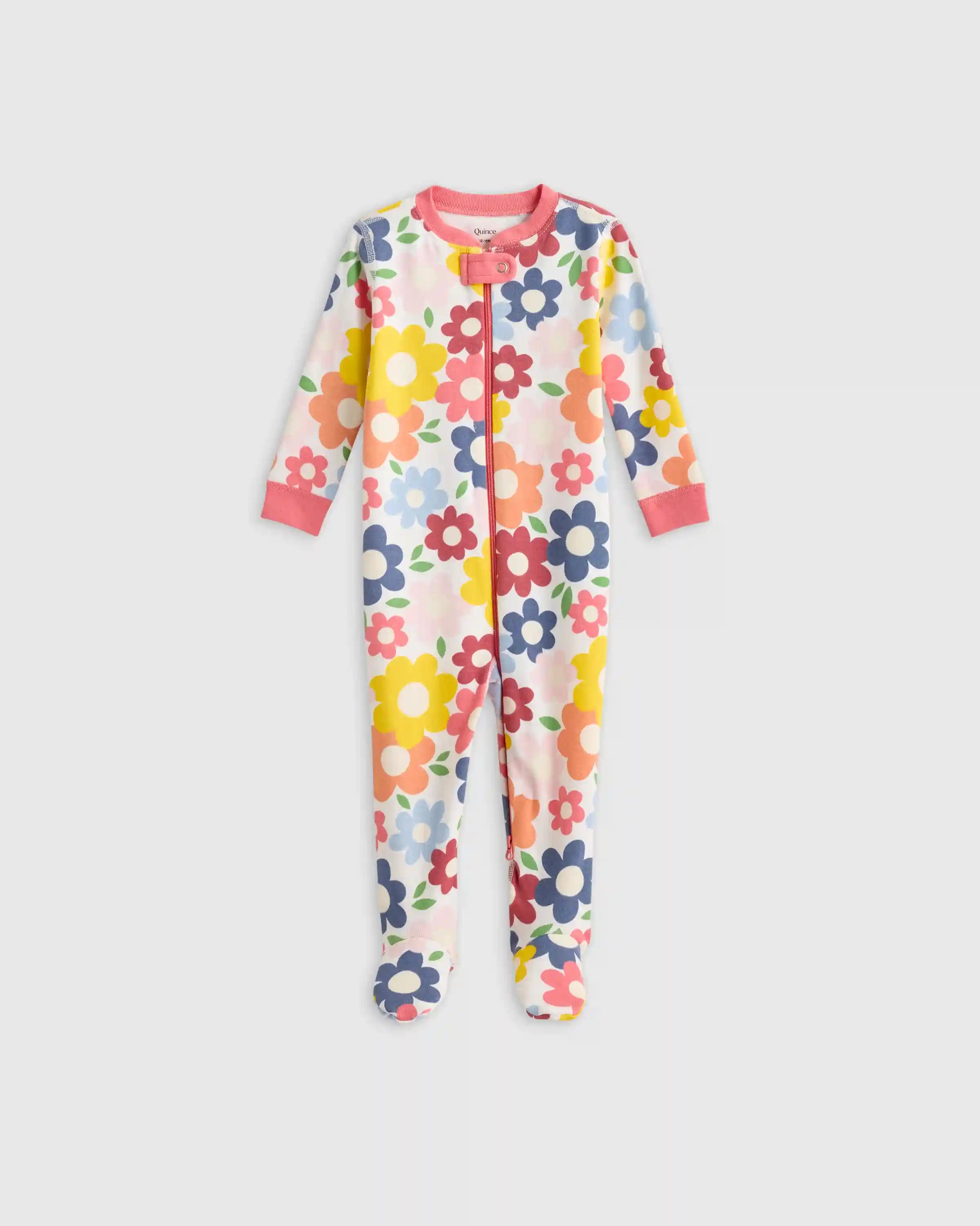 100% Organic Cotton Footie Pajama