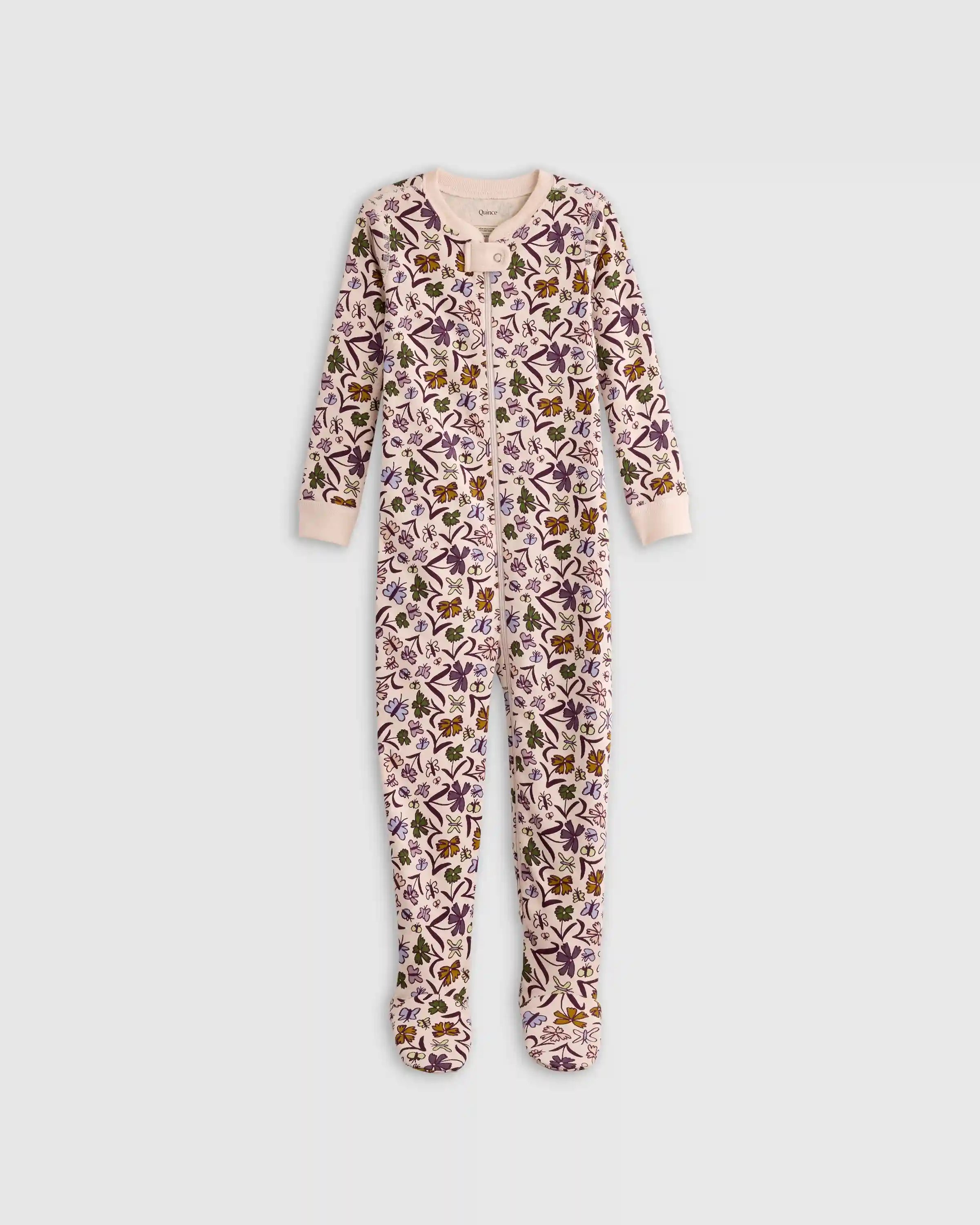 100% Organic Cotton Footie Pajama