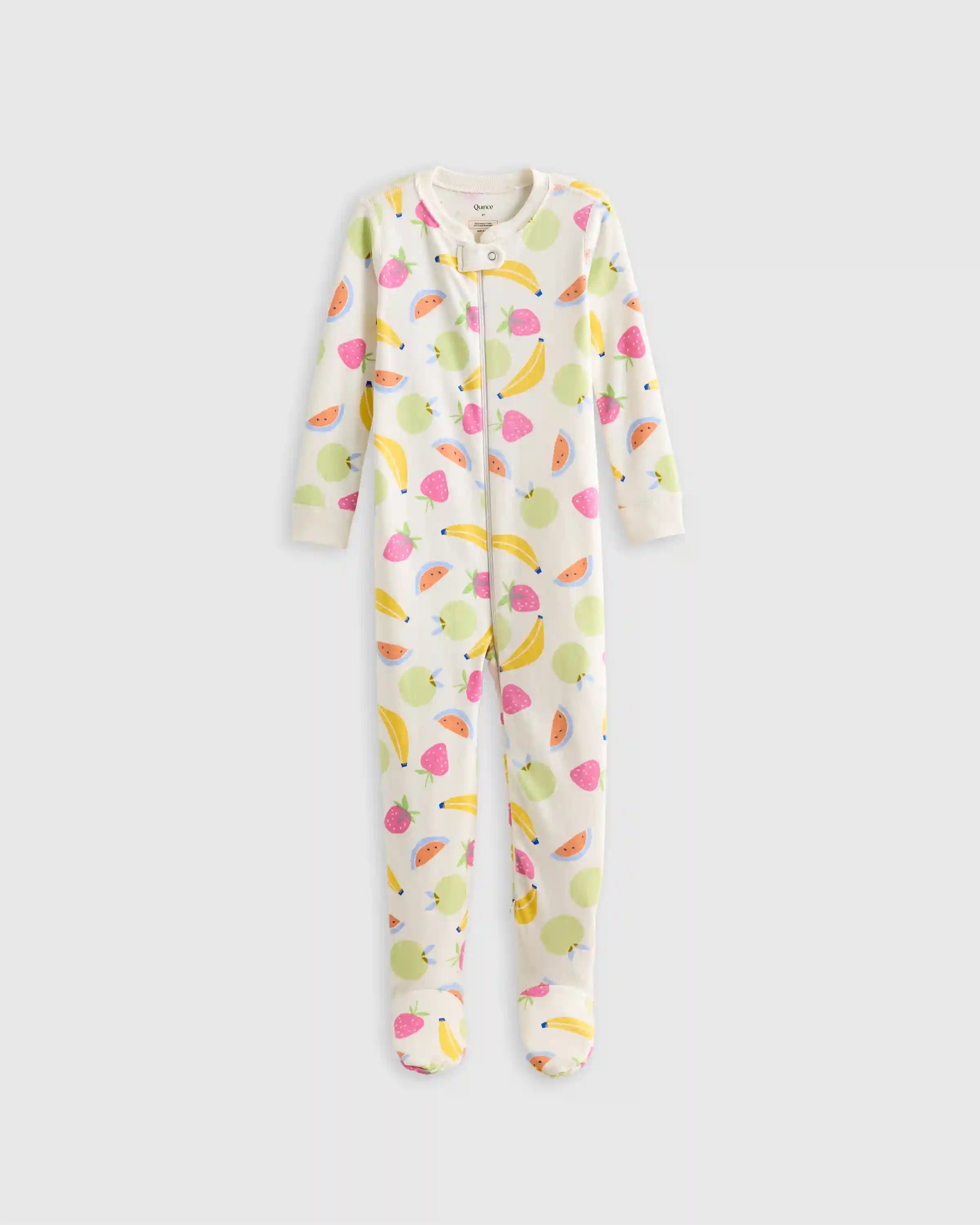 100% Organic Cotton Footie Pajama