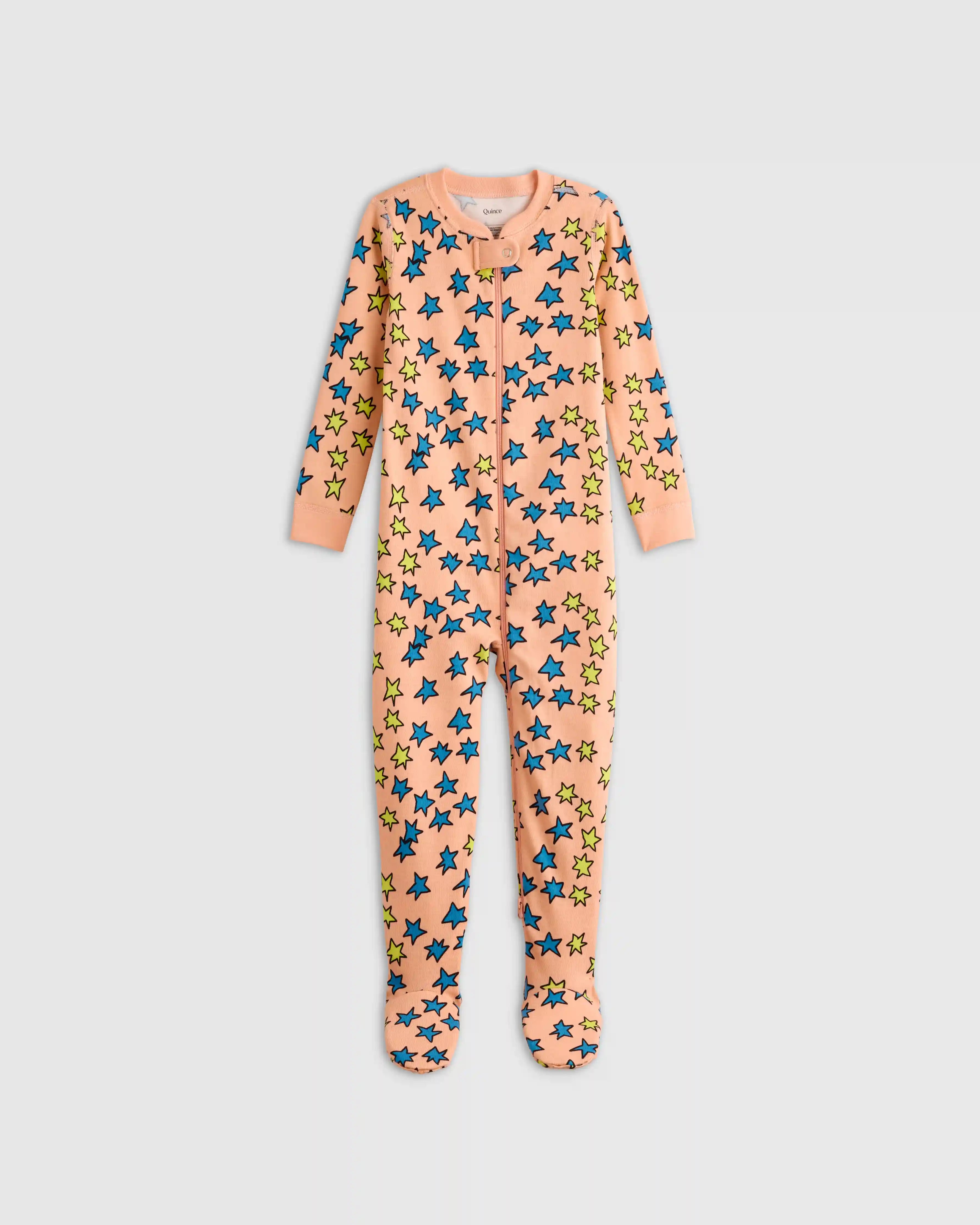 100% Organic Cotton Footie Pajama