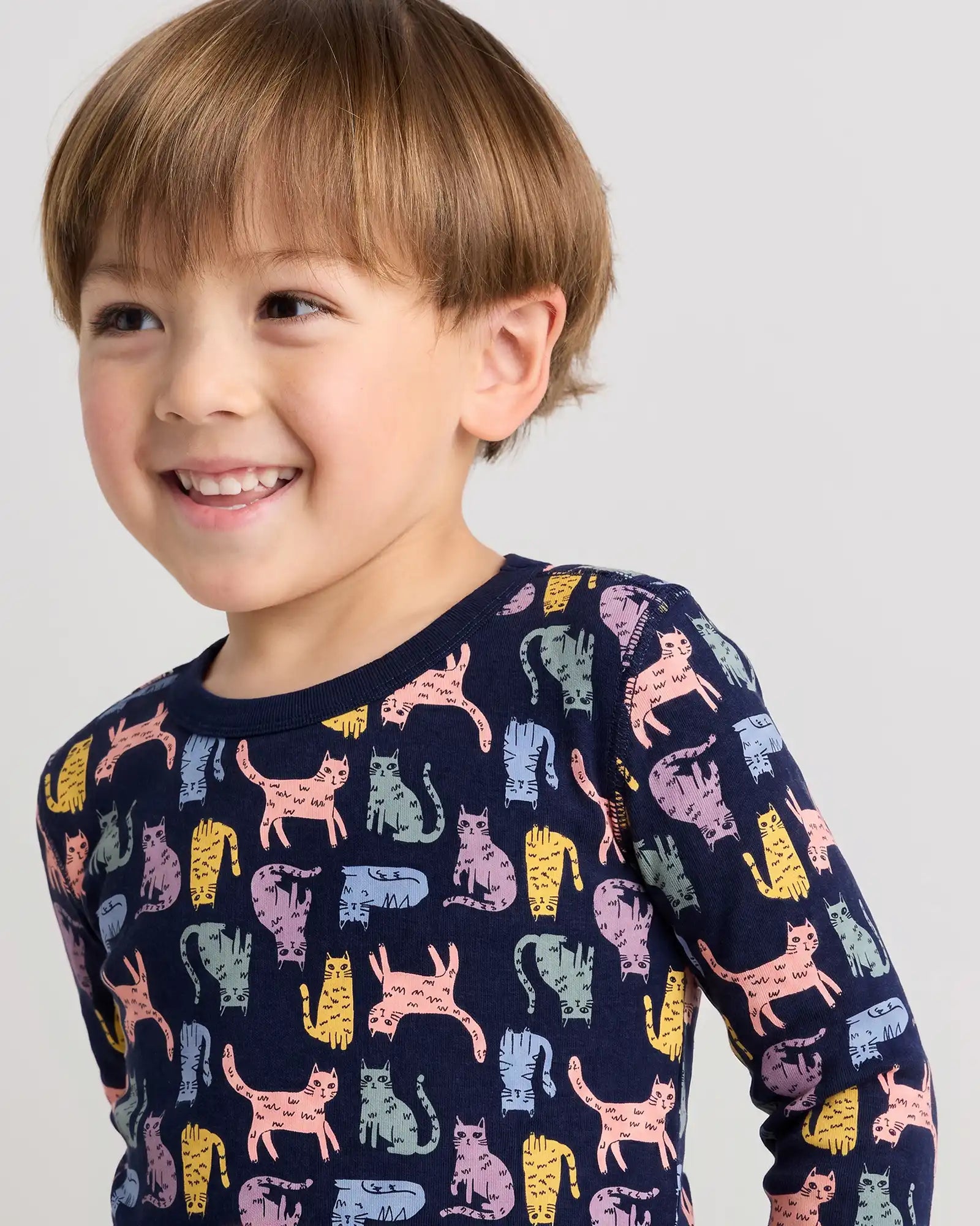 100% Organic Cotton Long Sleeve and Pant Pajama Set