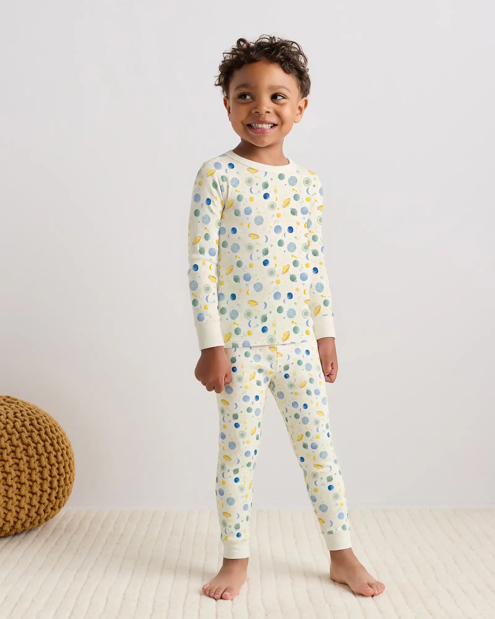 100% Organic Cotton Long Sleeve and Pant Pajama Set