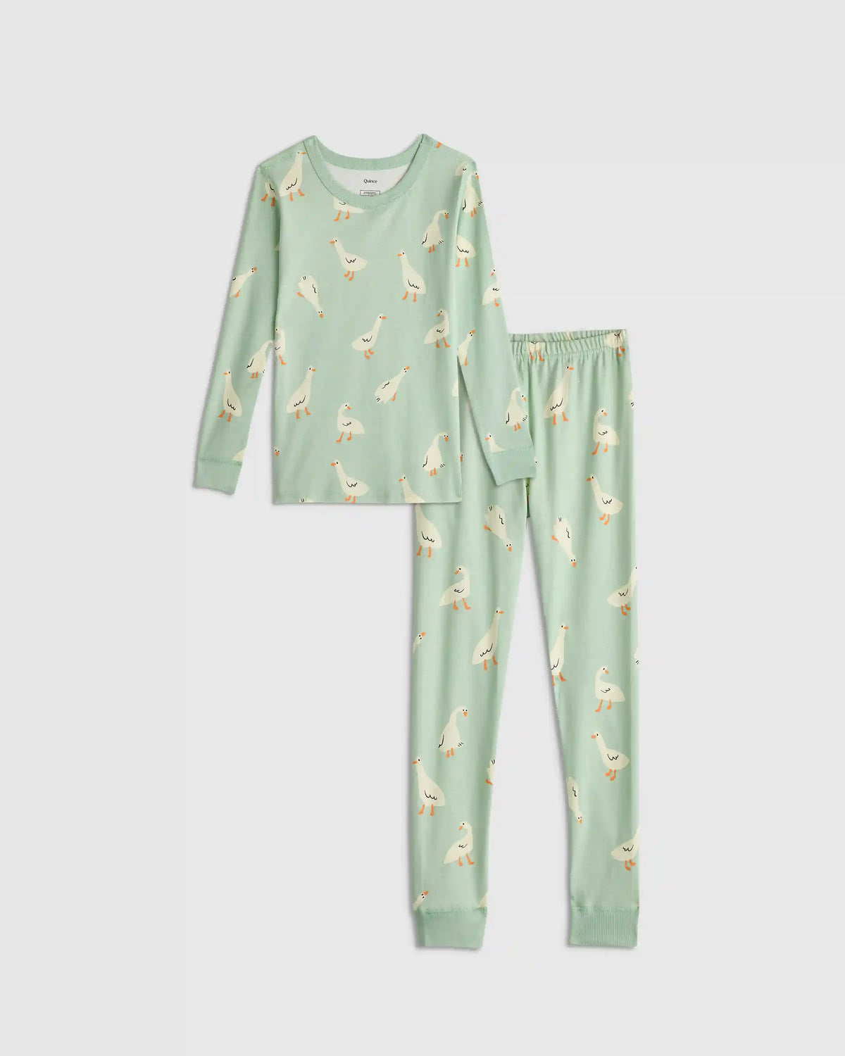 100% Organic Cotton Long Sleeve and Pant Pajama Set