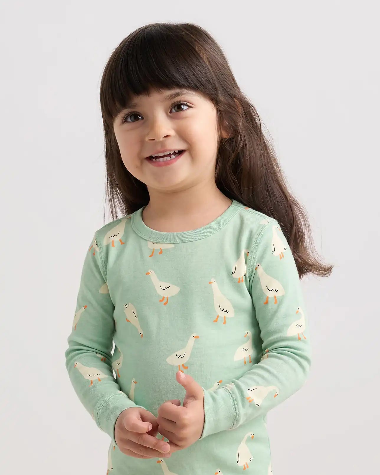 100% Organic Cotton Long Sleeve and Pant Pajama Set