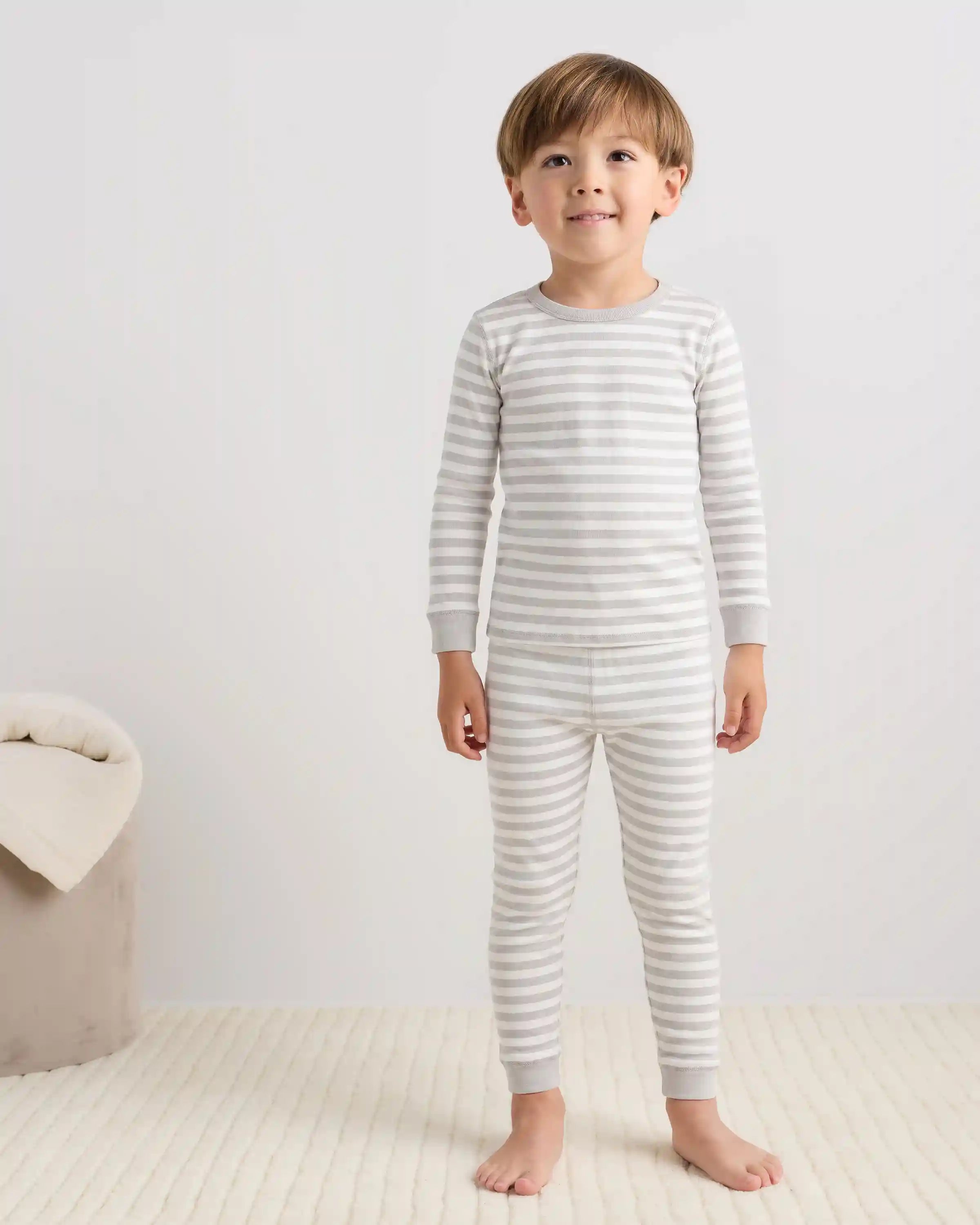 100% Organic Cotton Long Sleeve and Pant Pajama Set