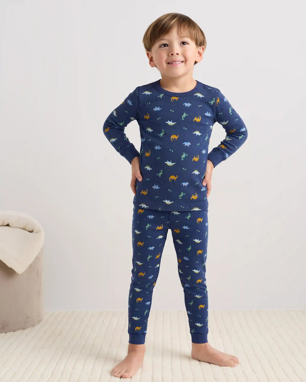 100% Organic Cotton Long Sleeve and Pant Pajama Set