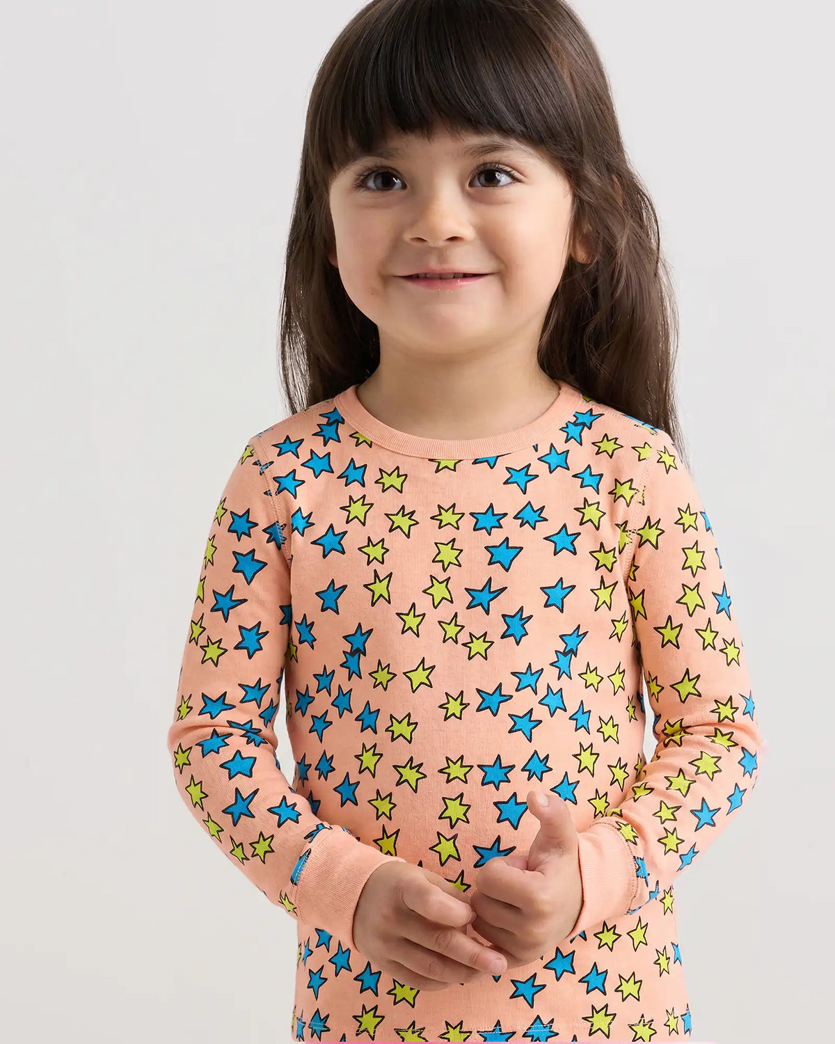 100% Organic Cotton Long Sleeve and Pant Pajama Set