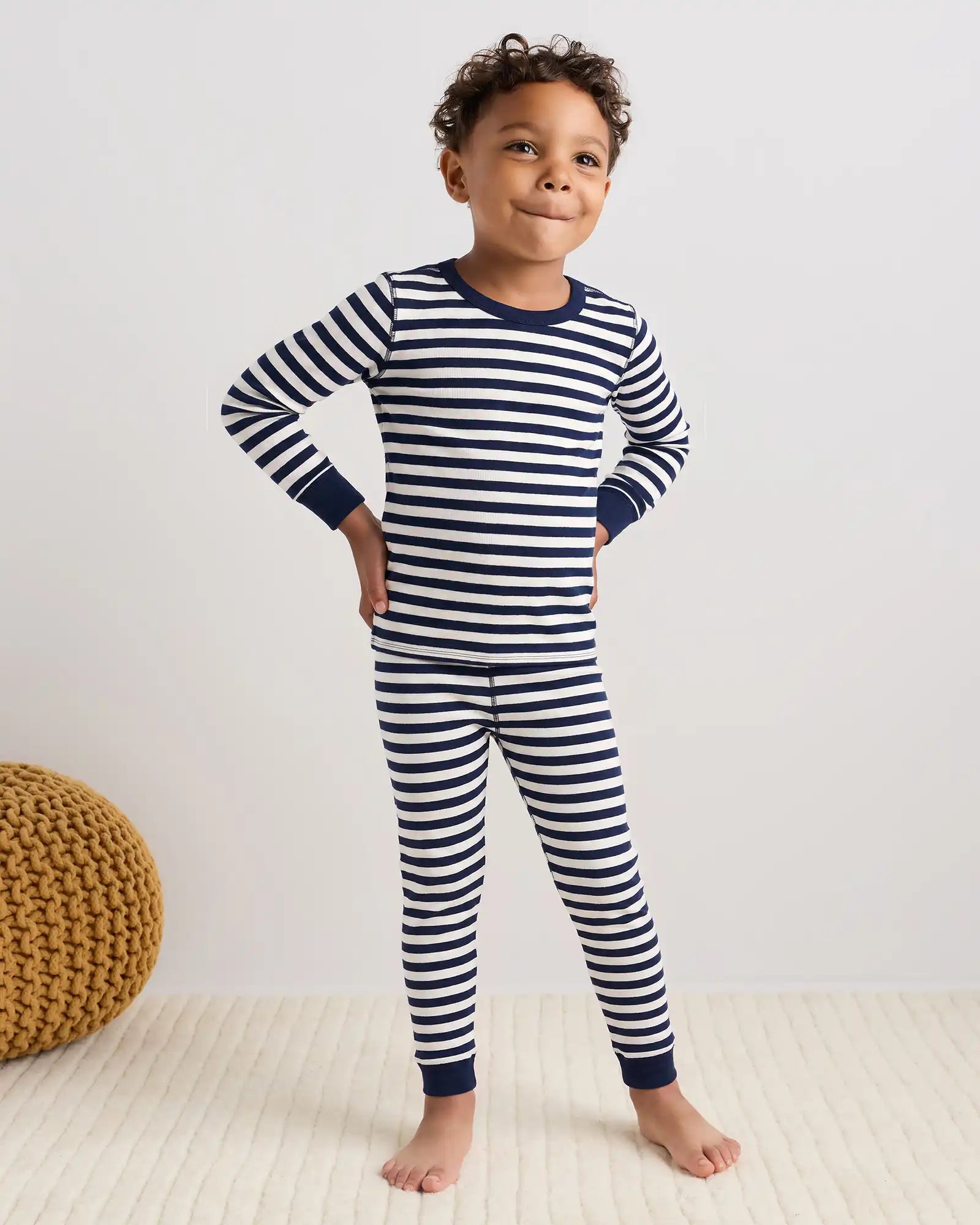 100% Organic Cotton Long Sleeve and Pant Pajama Set