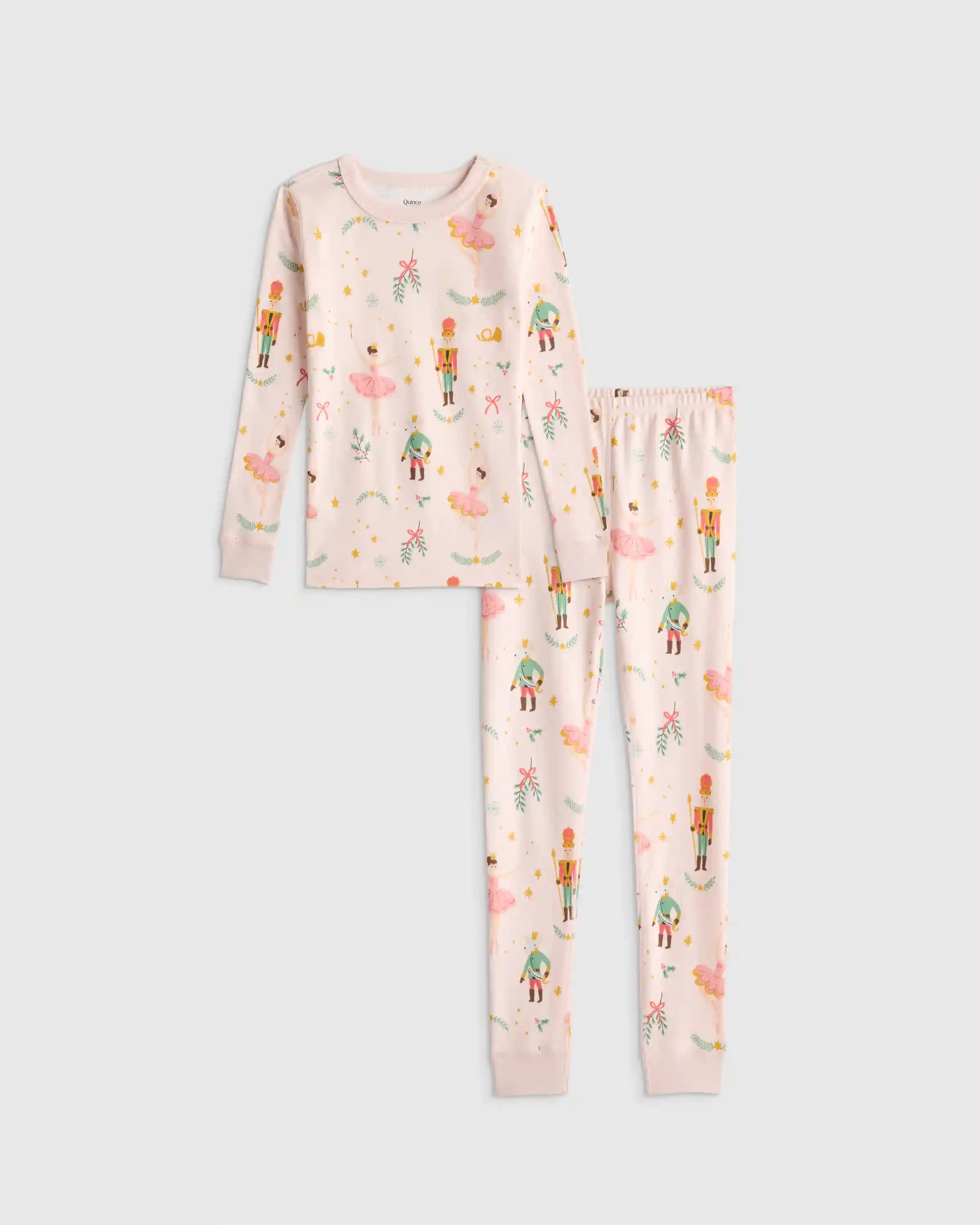 100% Organic Cotton Long Sleeve and Pant Pajama Set