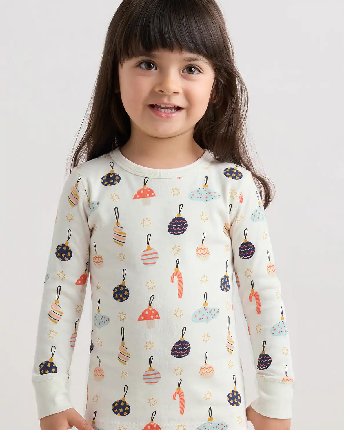 100% Organic Cotton Long Sleeve and Pant Pajama Set