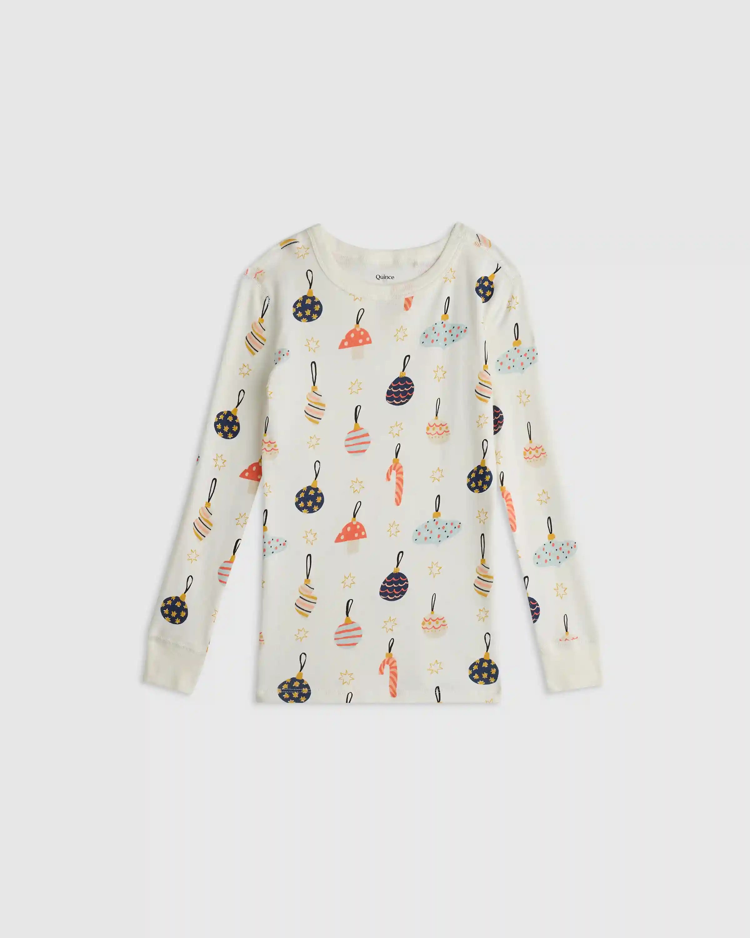 100% Organic Cotton Long Sleeve and Pant Pajama Set