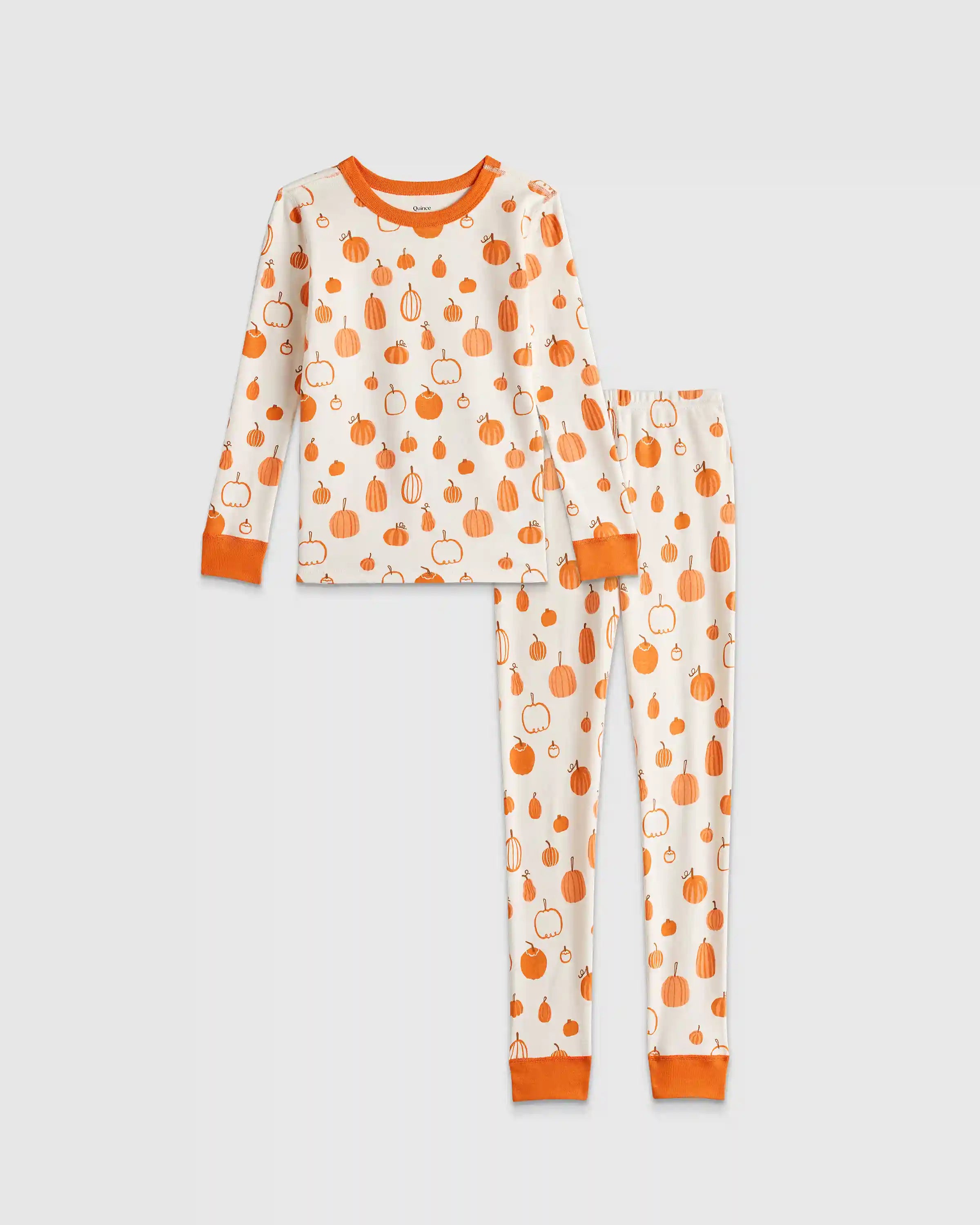 100% Organic Cotton Long Sleeve and Pant Pajama Set